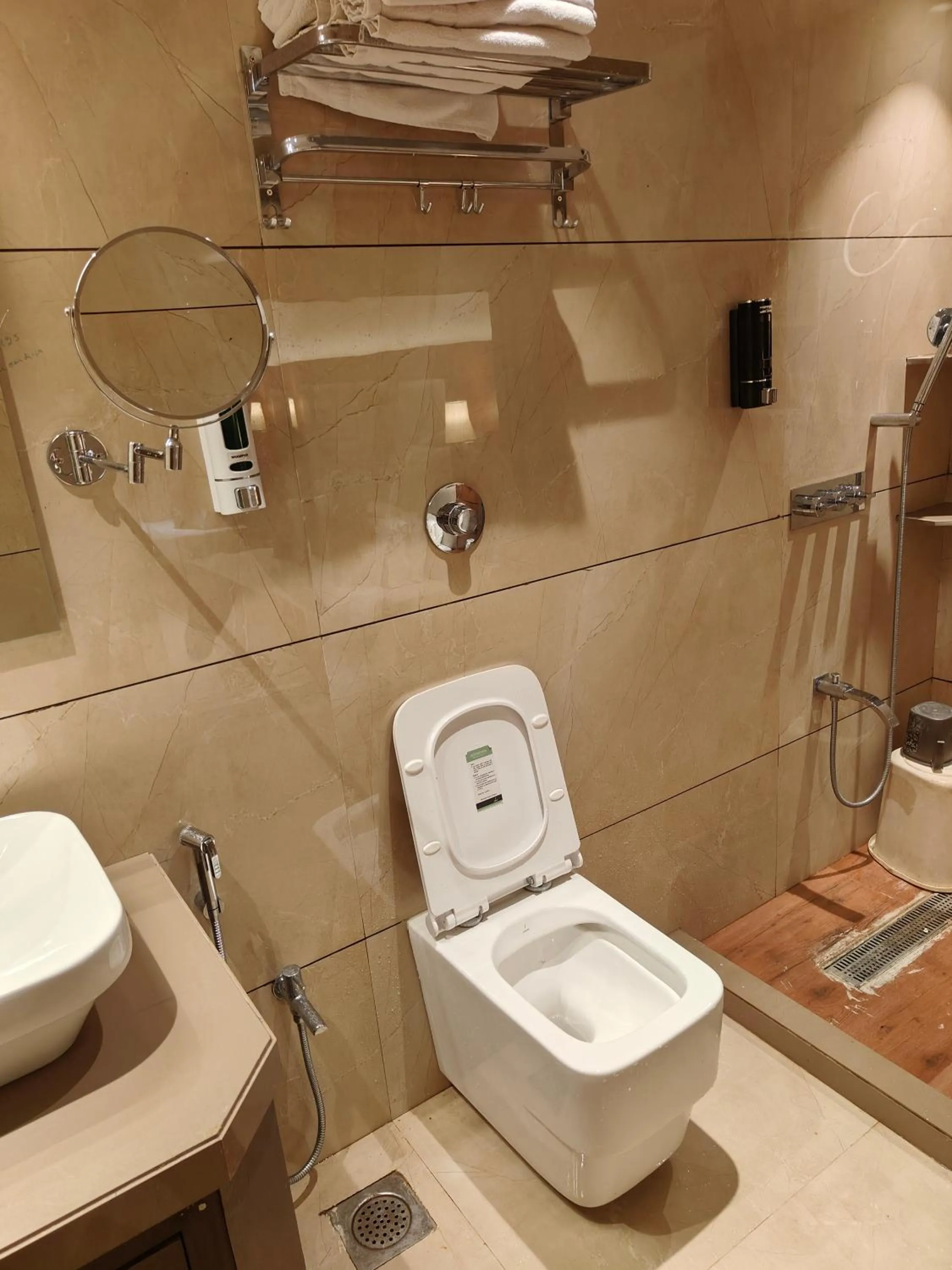 Toilet in Hotel Anand Palace