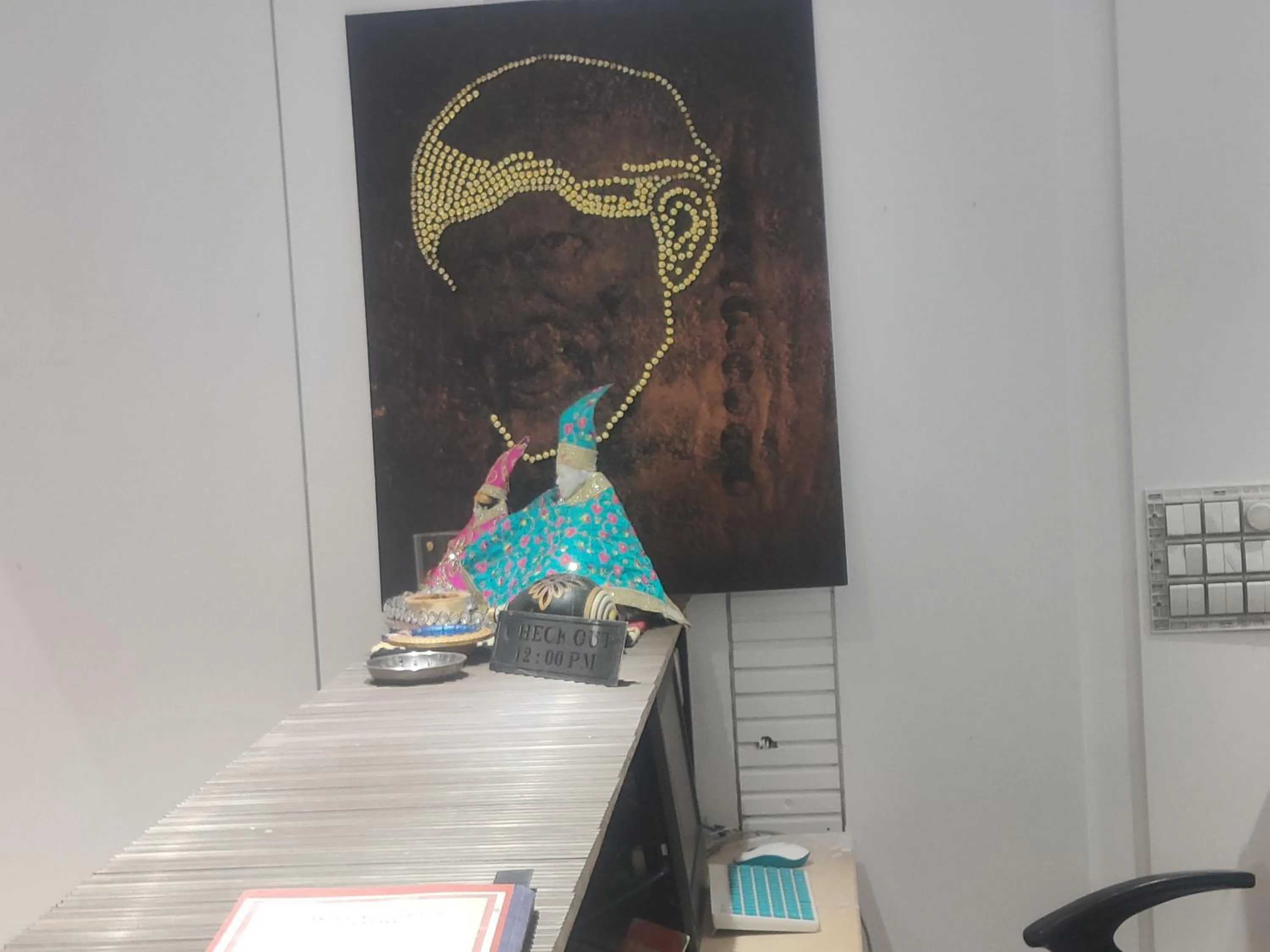 Decorative detail in Hotel Anand Palace