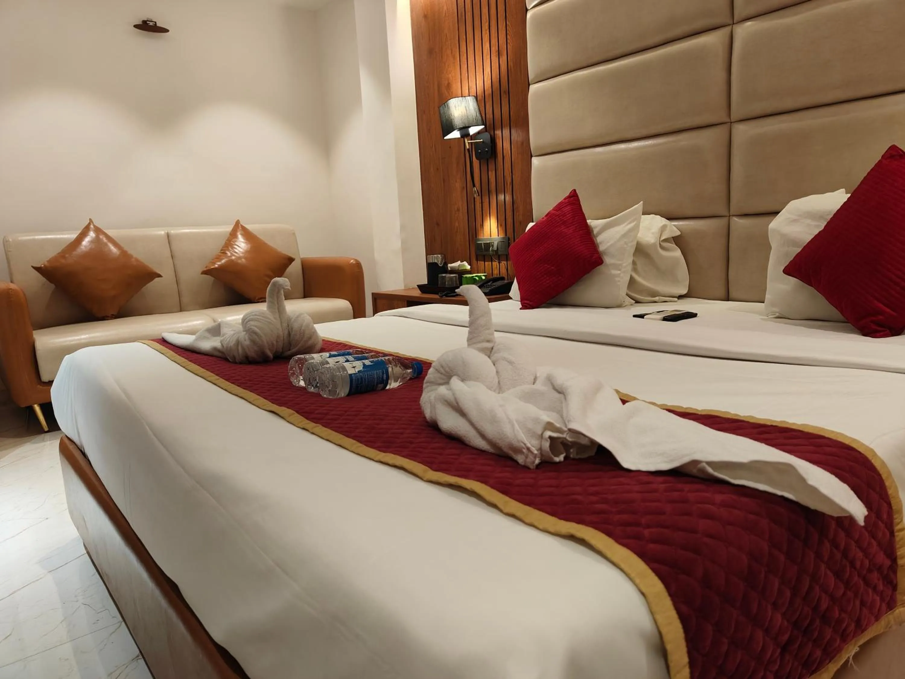 Bedroom, Bed in Hotel Anand Palace