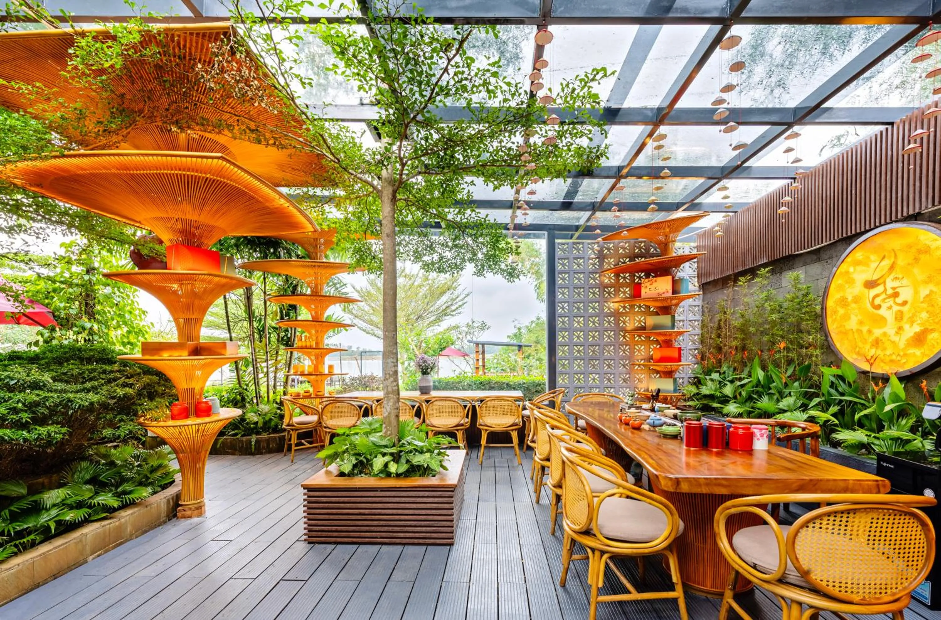 Garden in Serene Riverside Hotel Hoi An