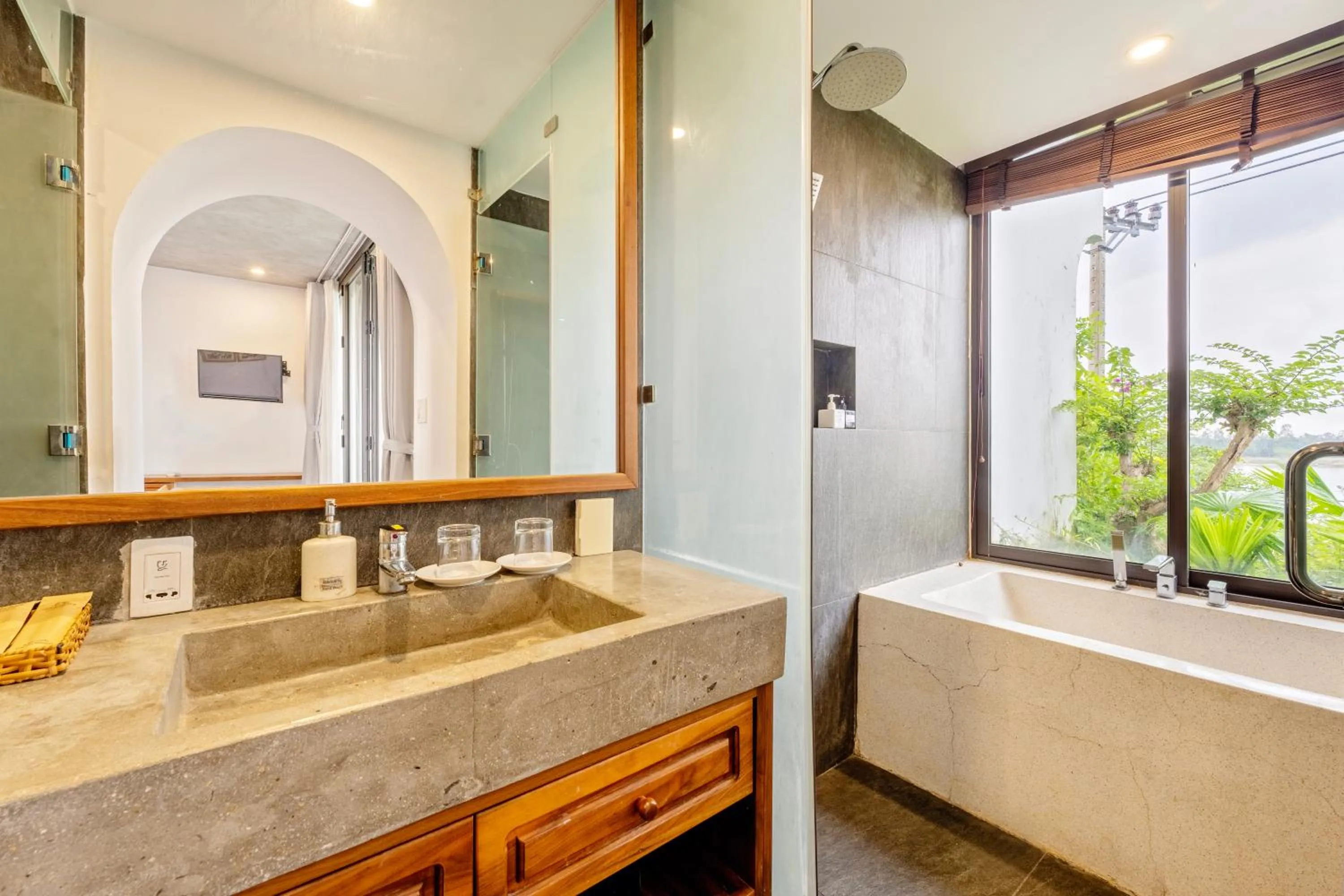 Bathroom in Serene Riverside Hotel Hoi An