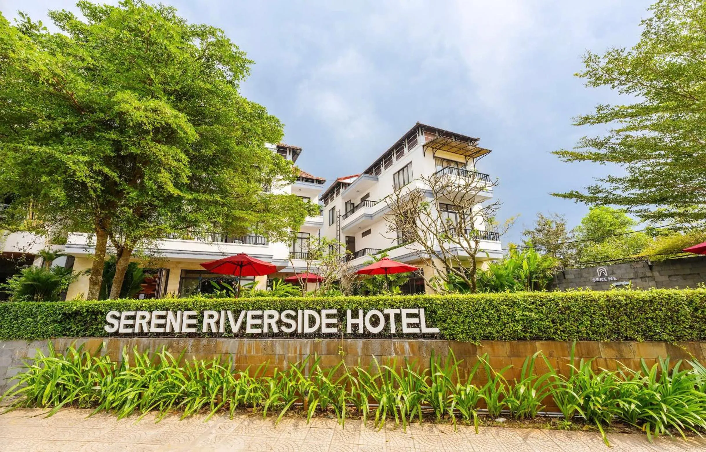 Property building in Serene Riverside Hotel Hoi An