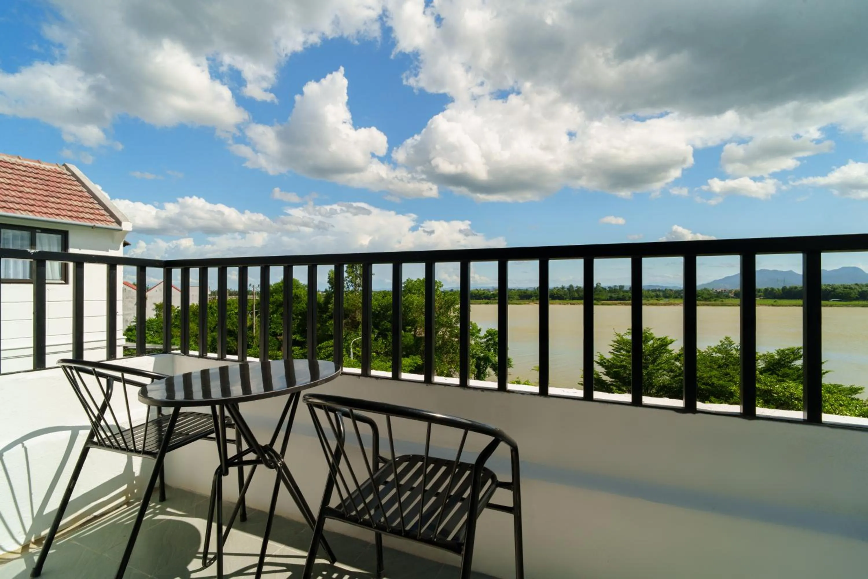 Balcony/Terrace in Serene Riverside Hotel Hoi An