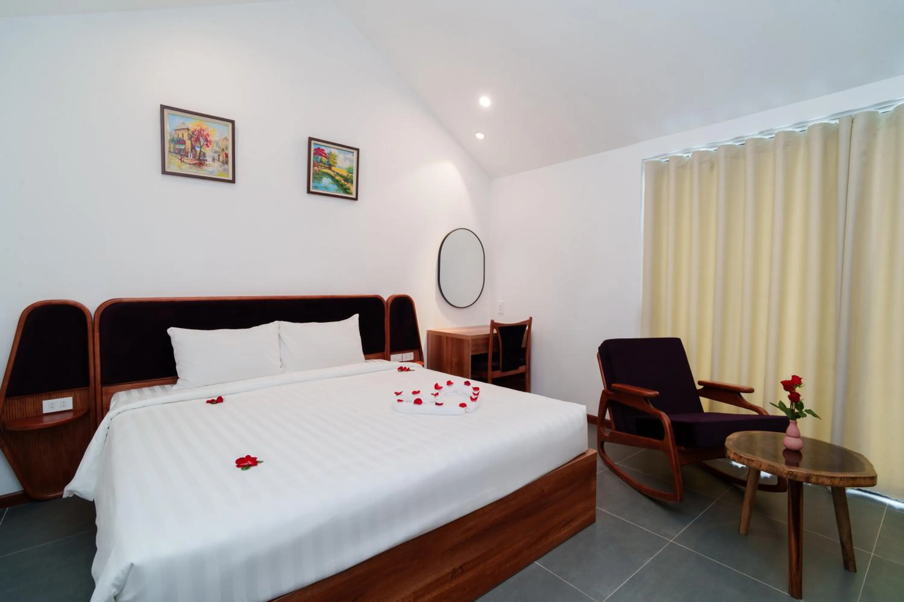 Bedroom, Bed in Serene Riverside Hotel Hoi An