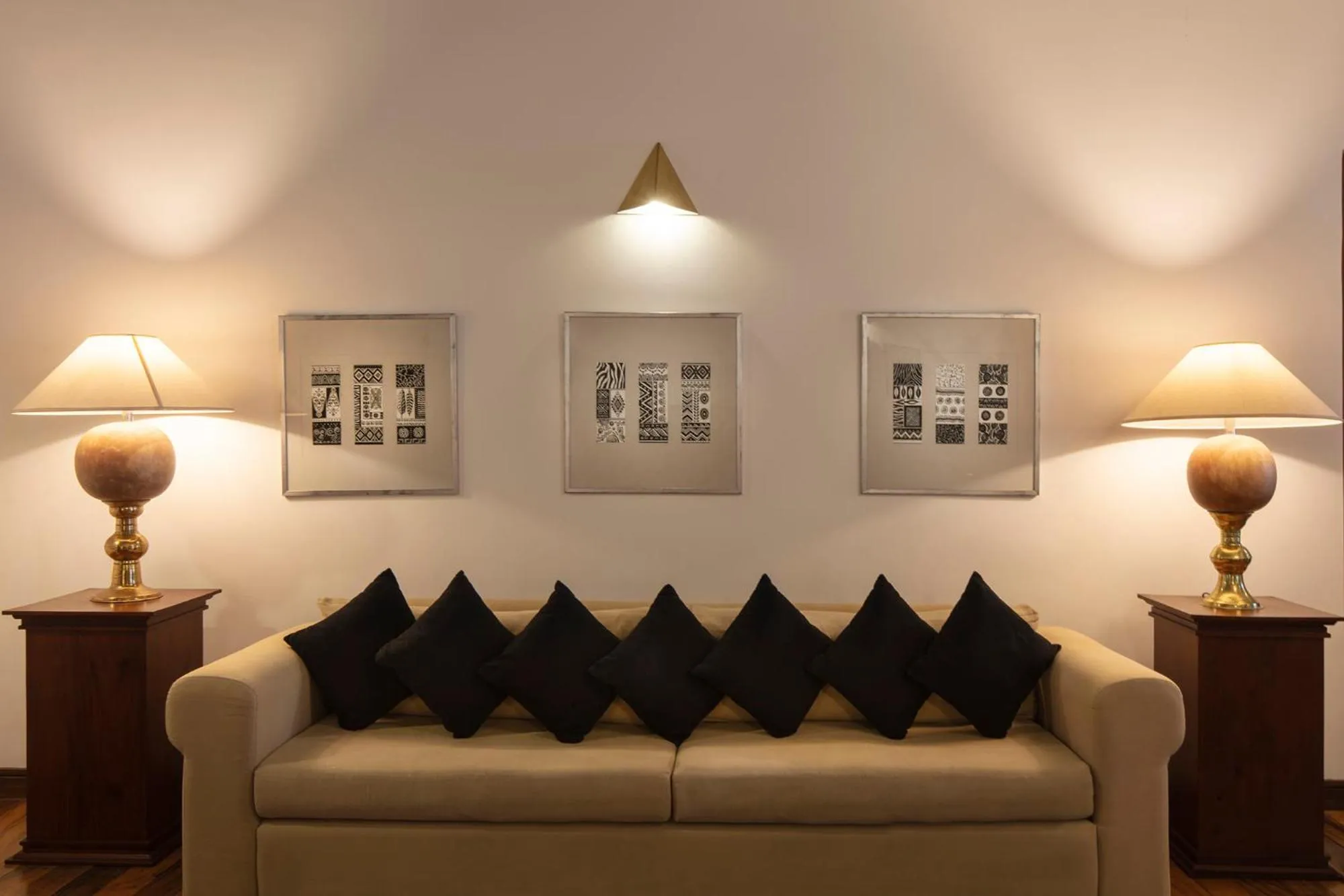 Seating area in Green Casa