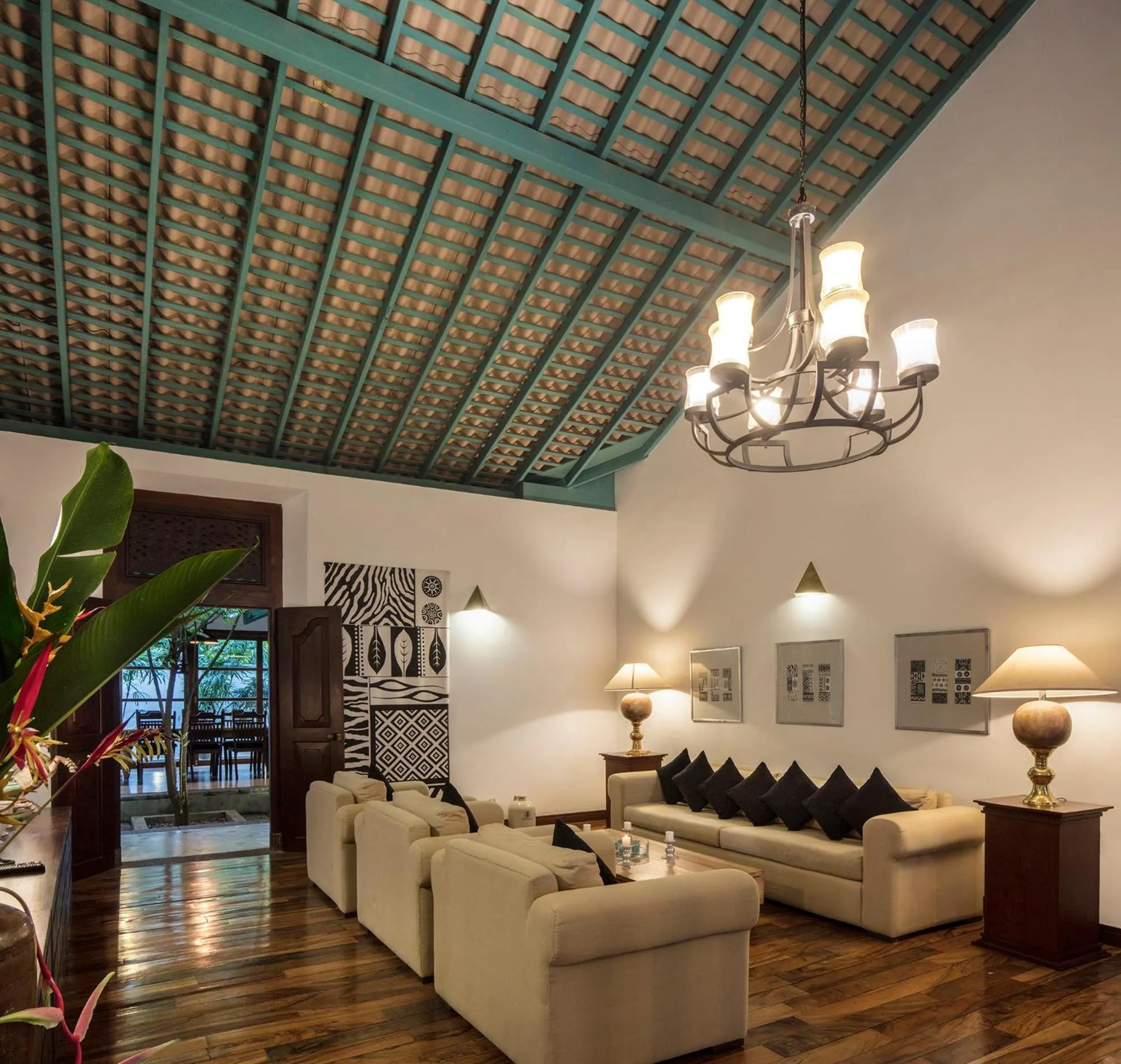 Seating area in Green Casa