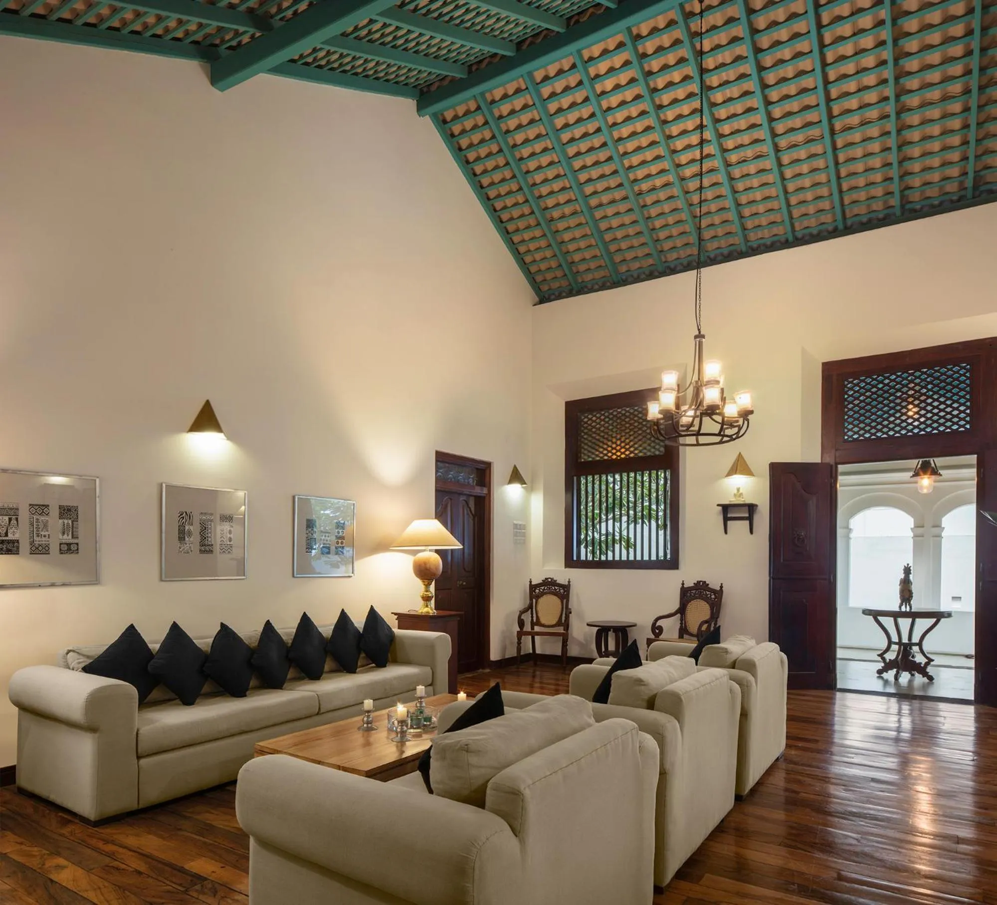 Living room in Green Casa