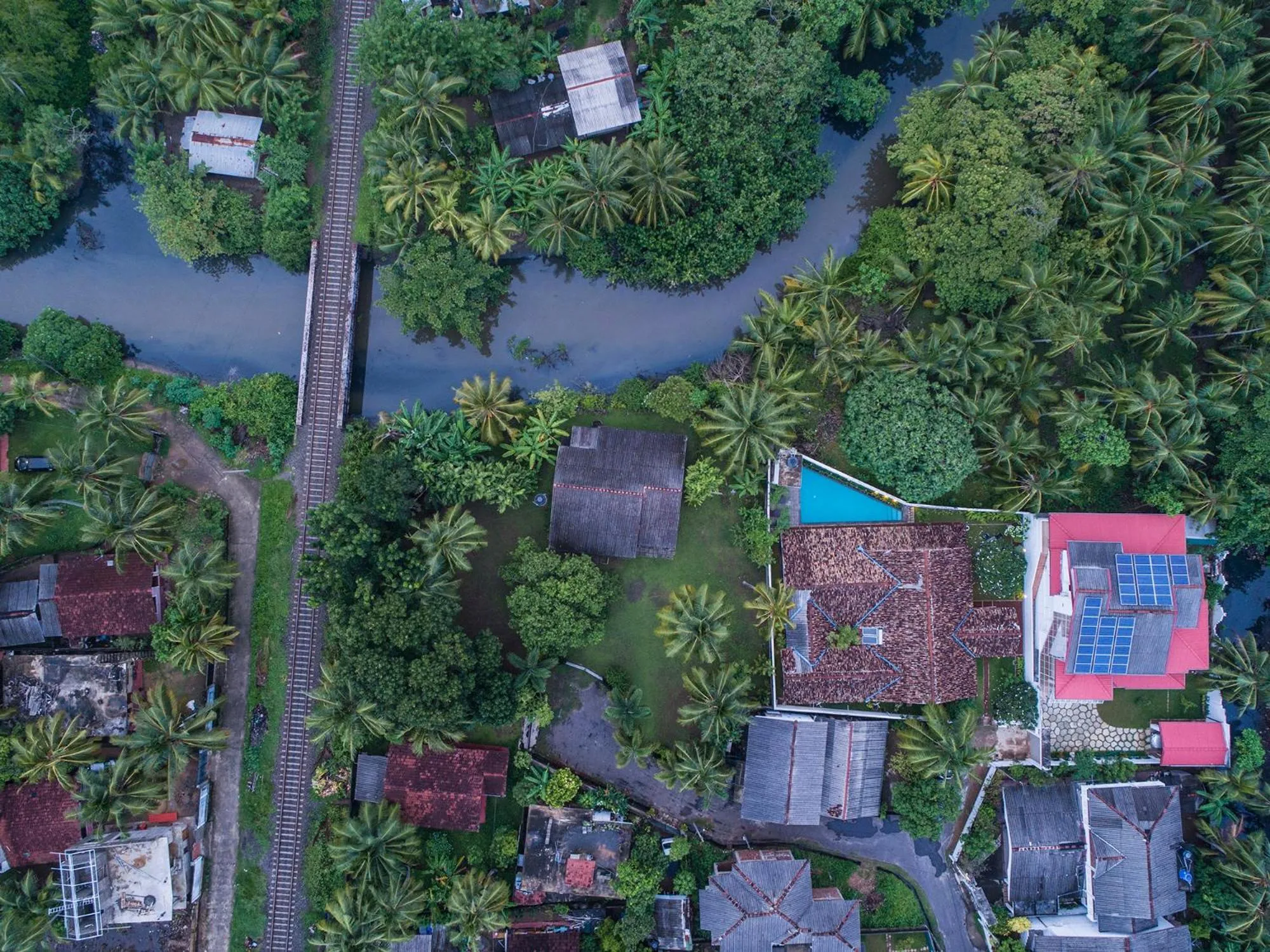 Bird's eye view in Green Casa