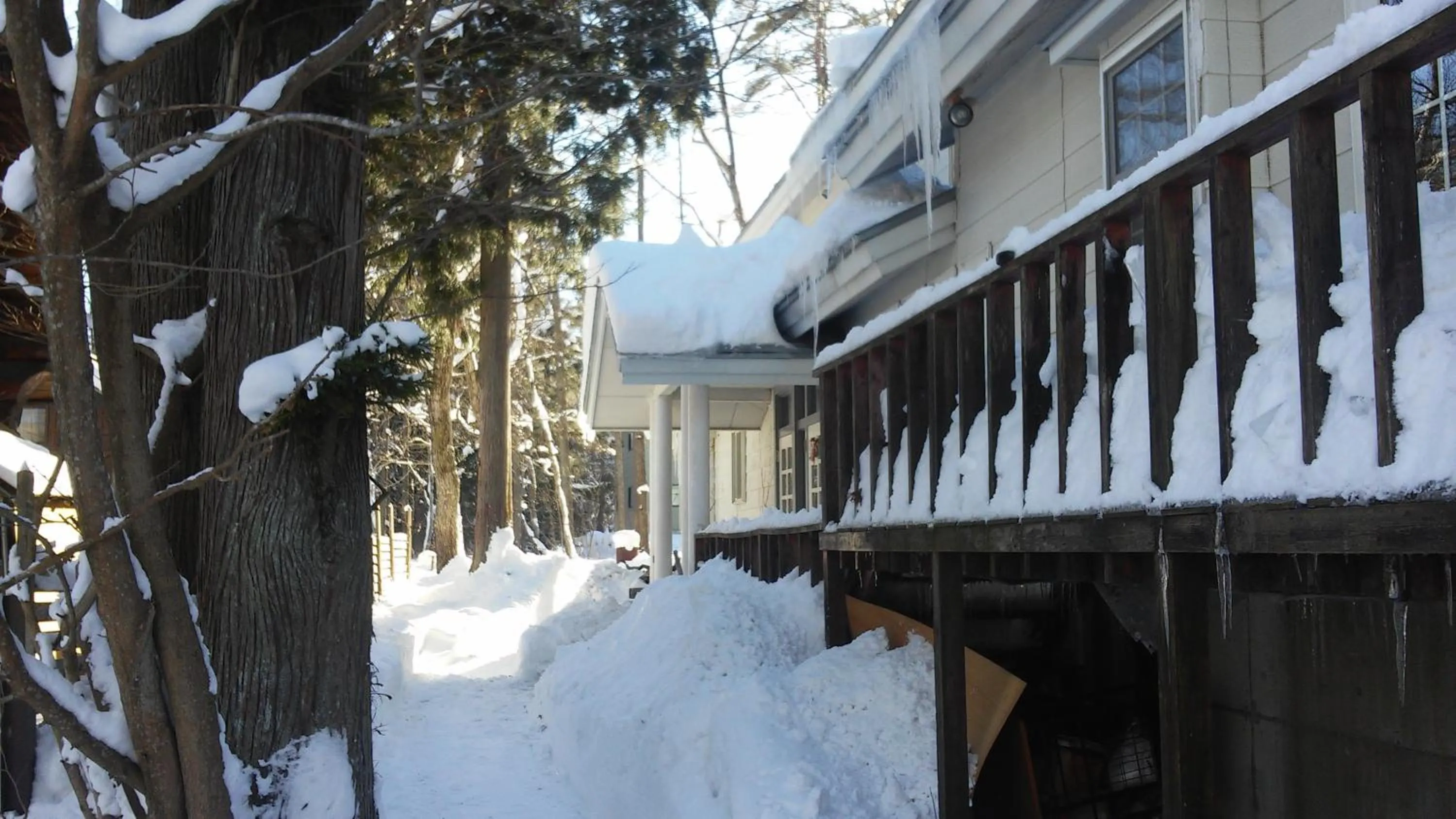 Facade/entrance in Hakuba Haven Lodge