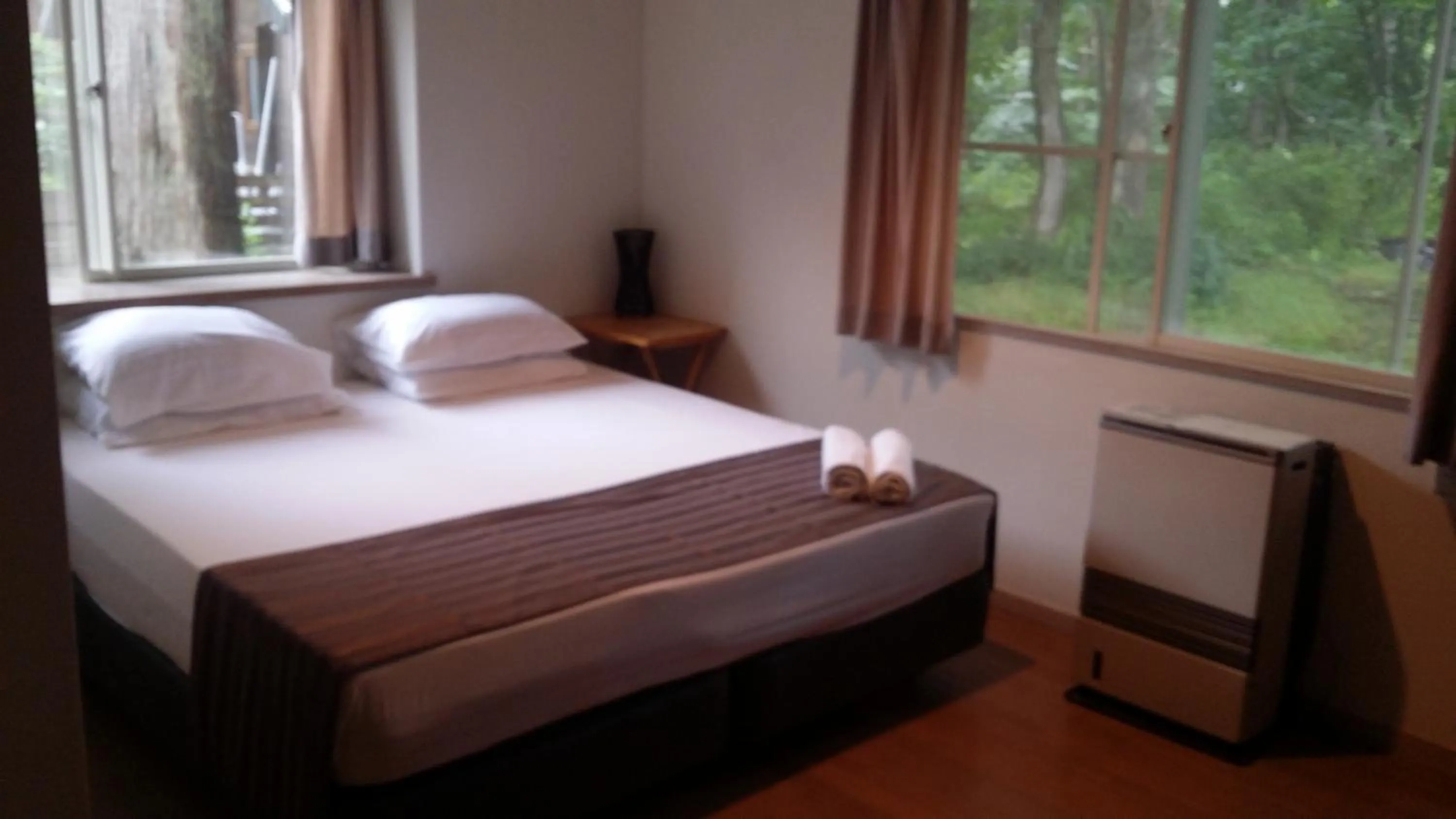 Bed in Hakuba Haven Lodge