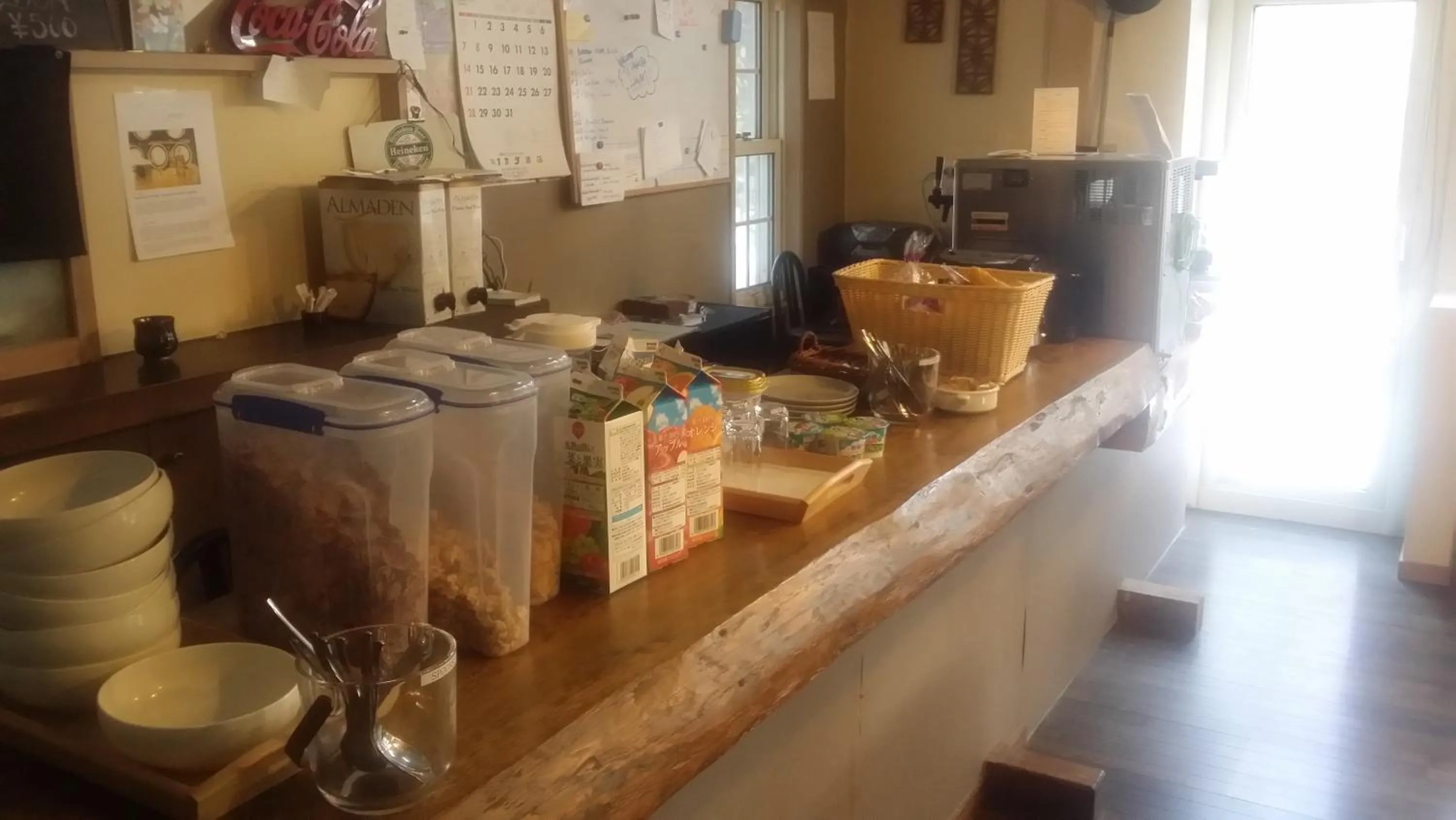 Food and drinks in Hakuba Haven Lodge