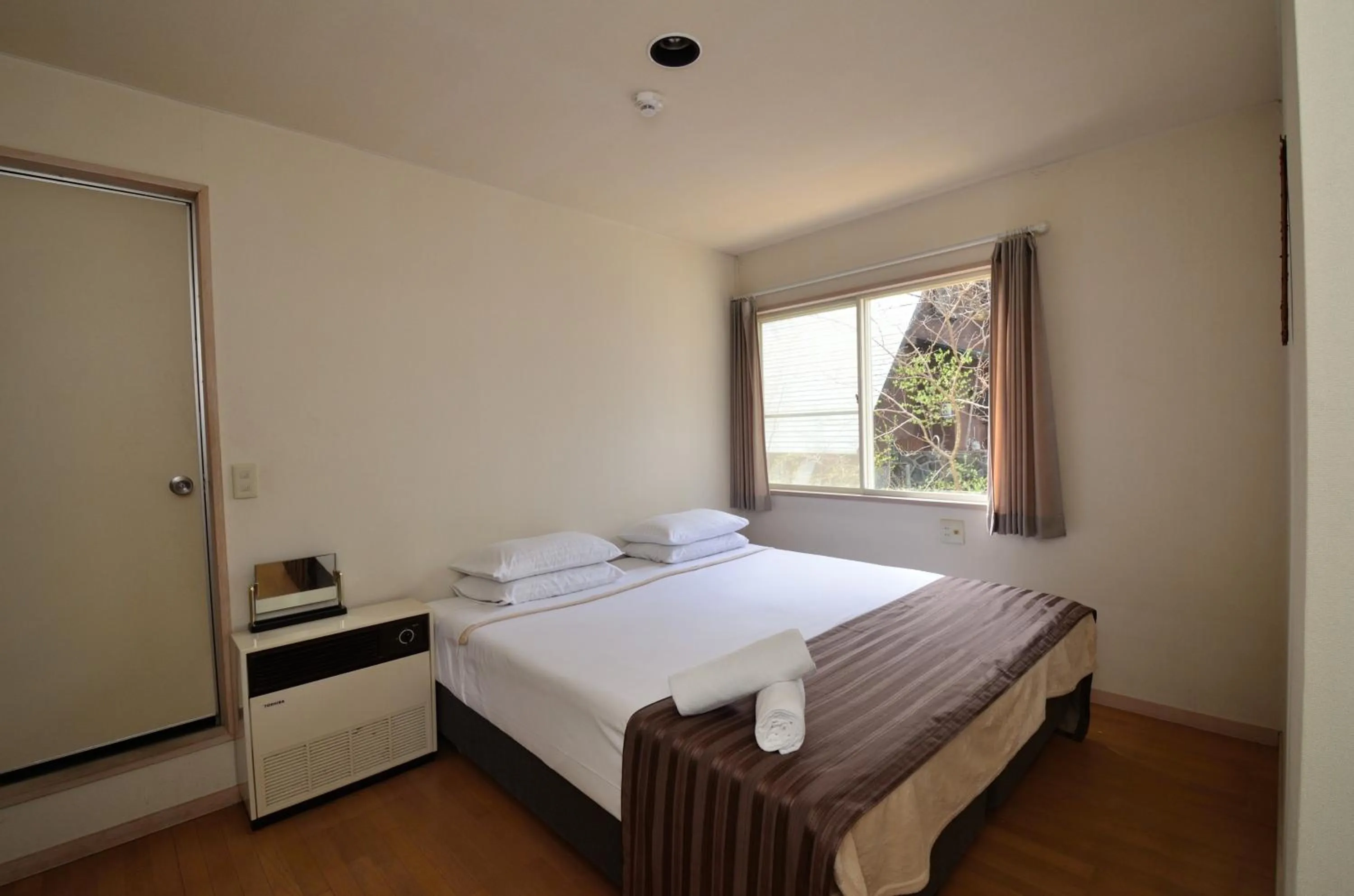 Bed in Hakuba Haven Lodge