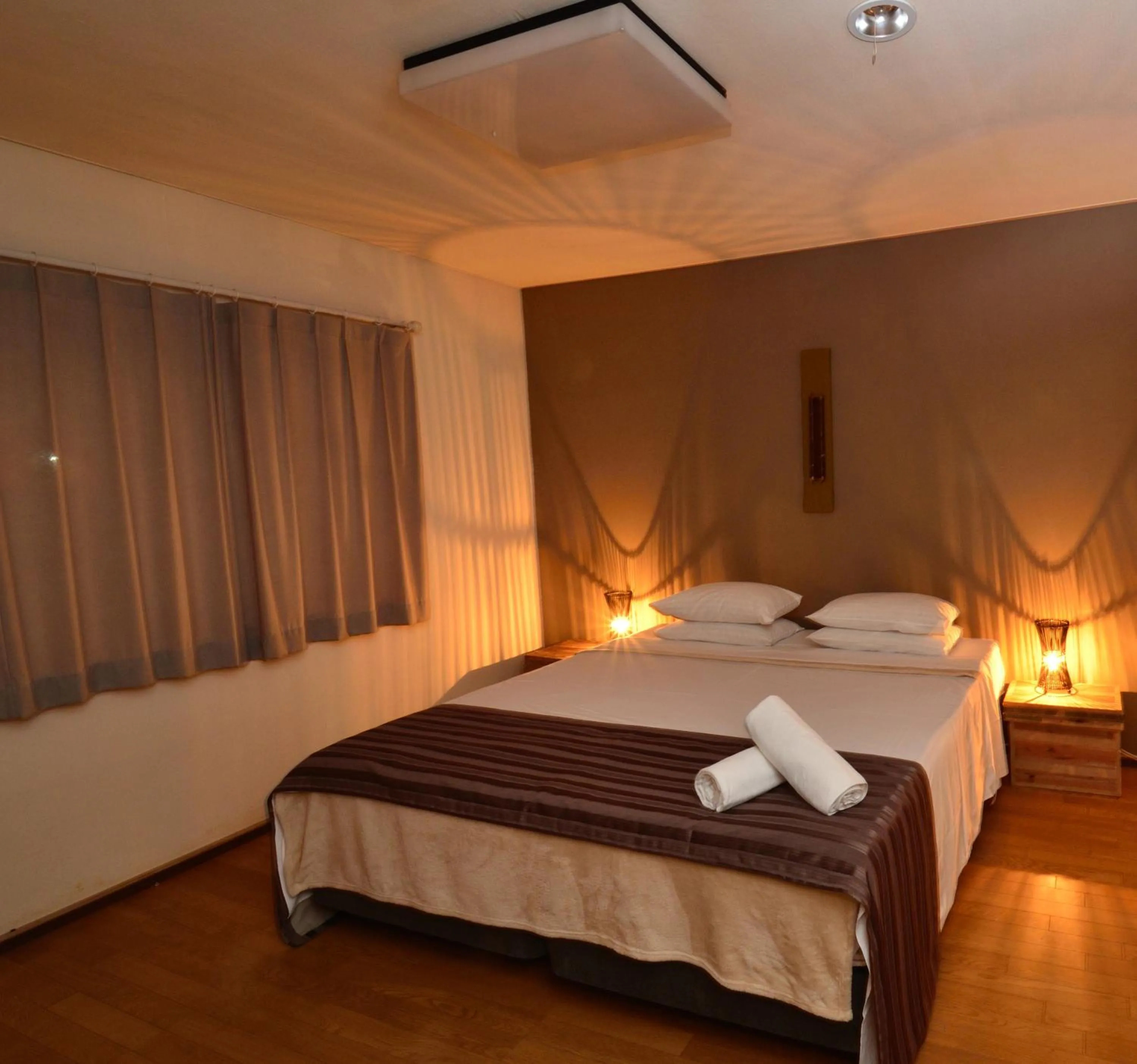 Bed in Hakuba Haven Lodge