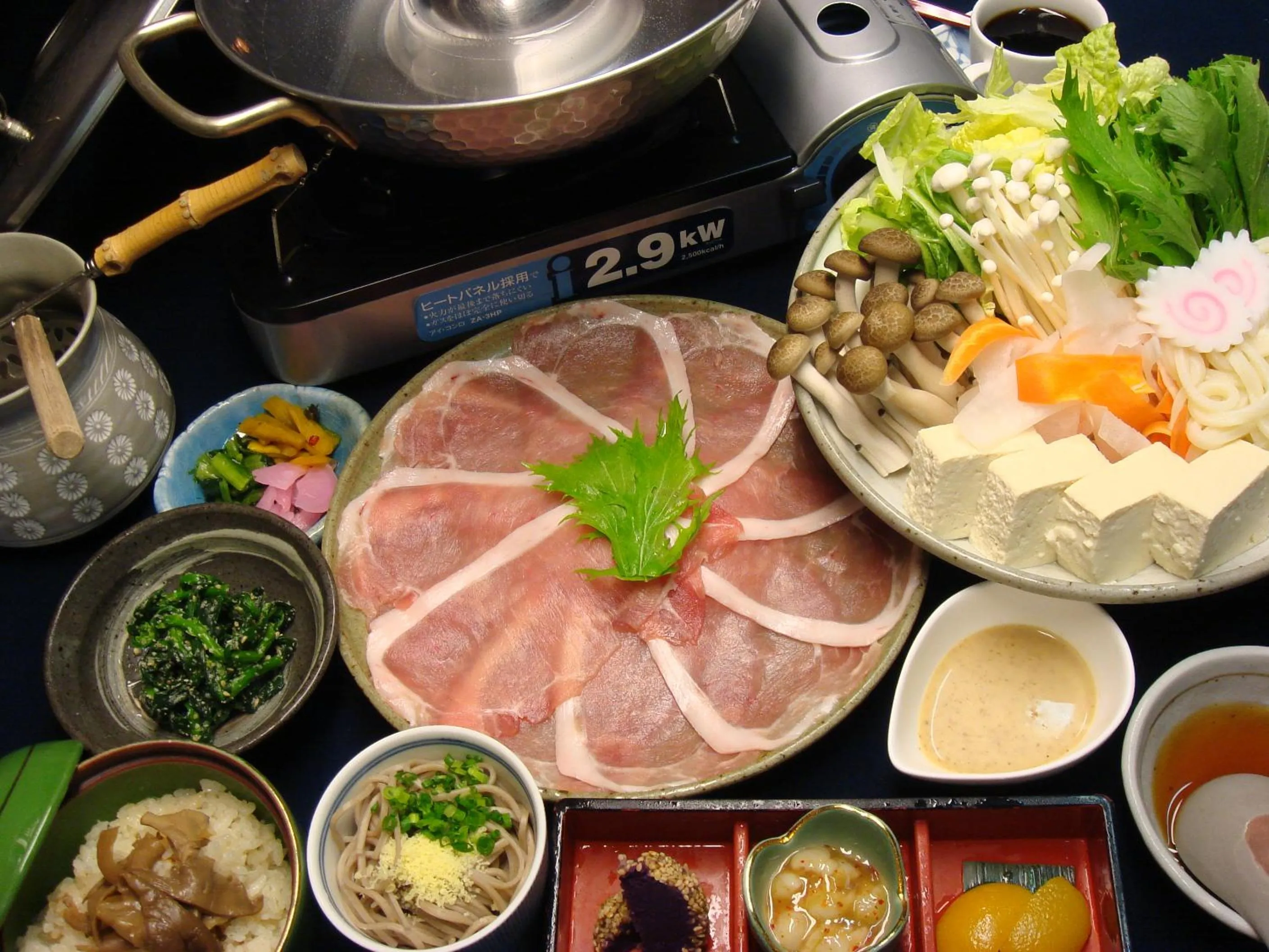 Dinner in Schole Hakuba