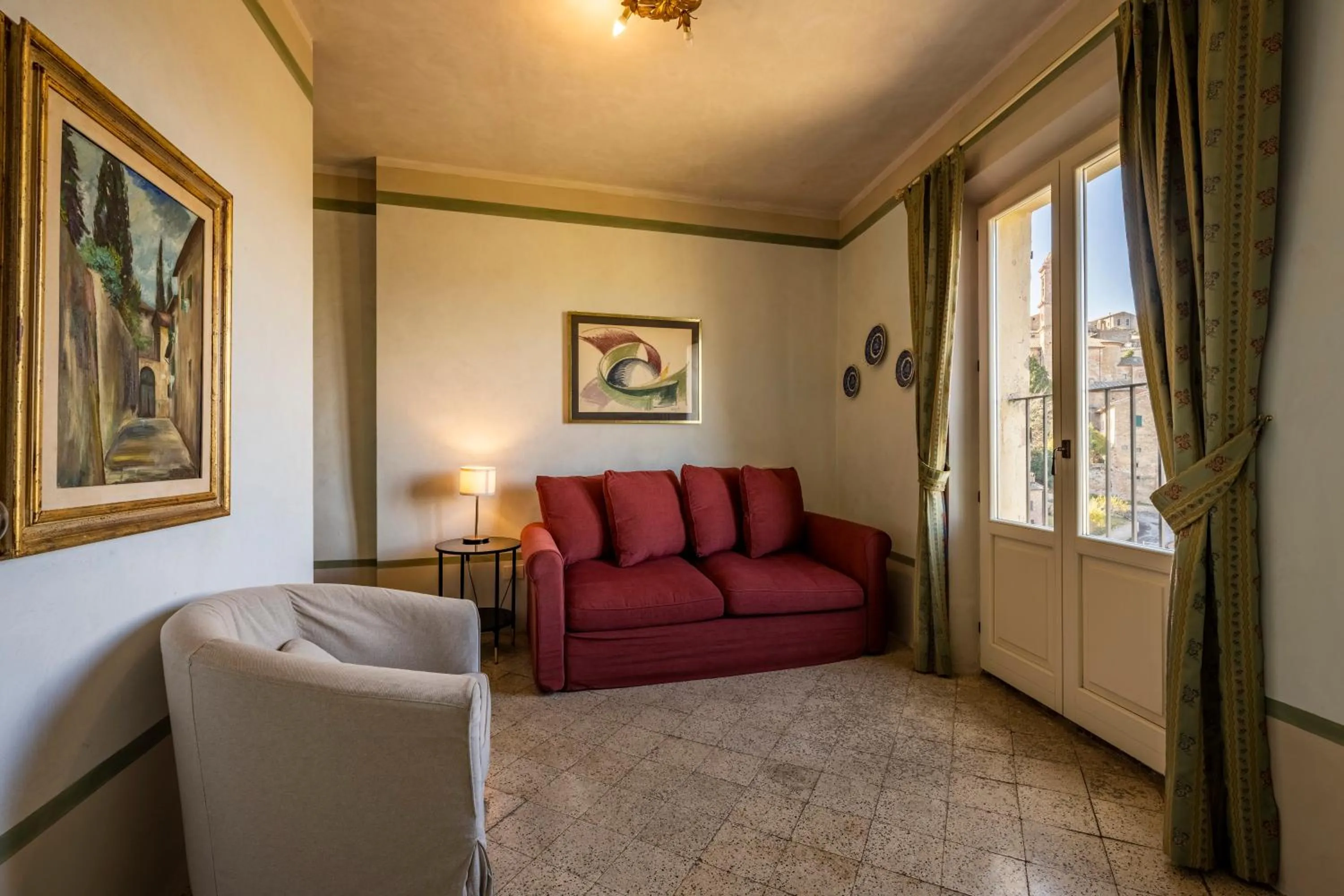 Living room in Palazzo Mosela Alla Porta