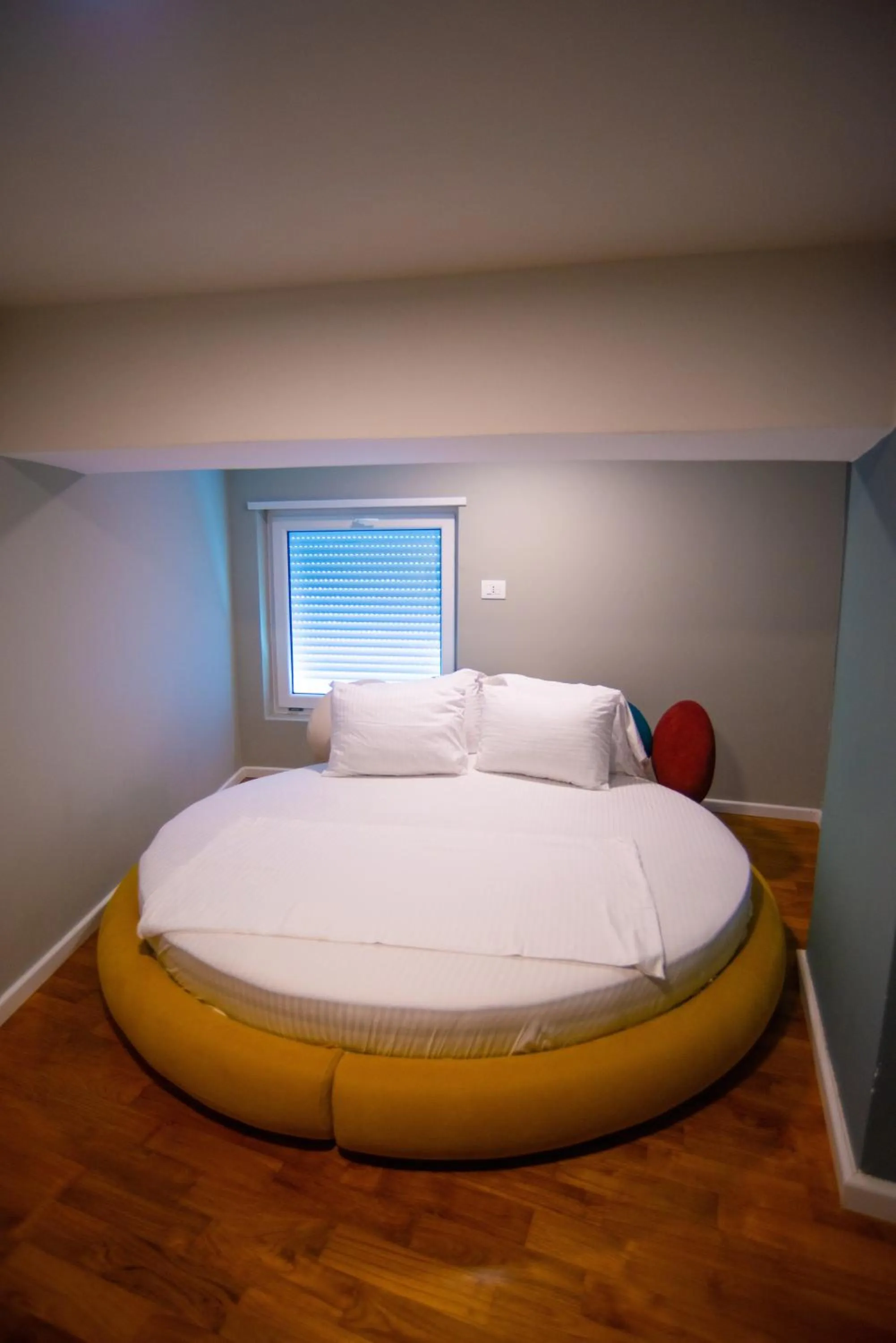 Bed in Bougainville Bay Hotel