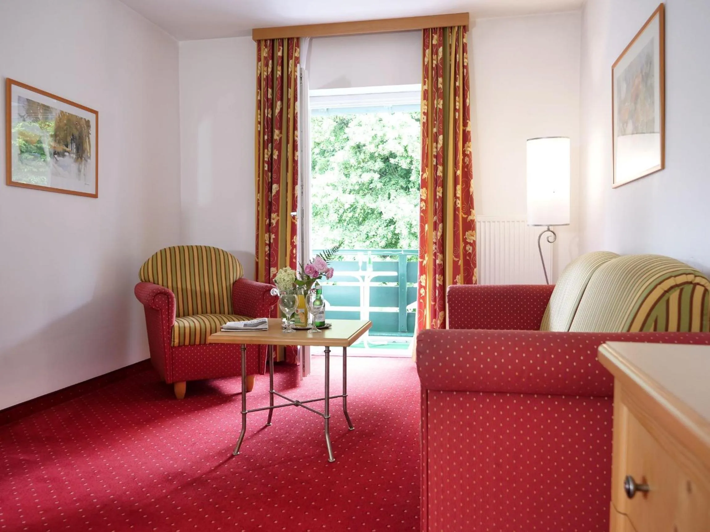 Seating area in Hotel Garni Christl