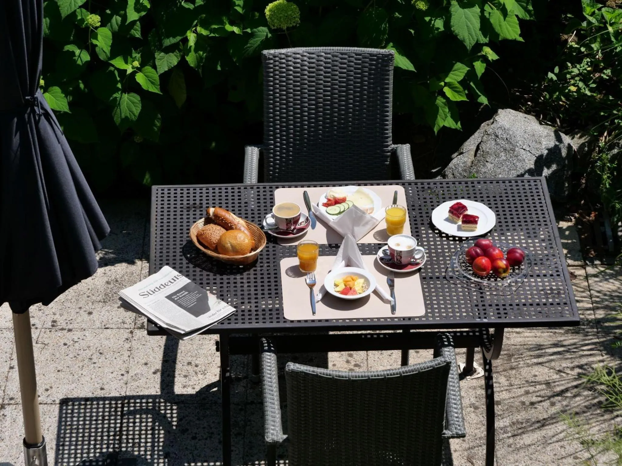Garden in Hotel Garni Christl