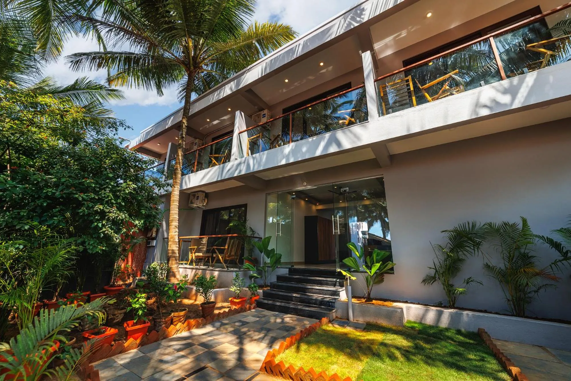 Property building in Om Shanti Beach Stay Patnem