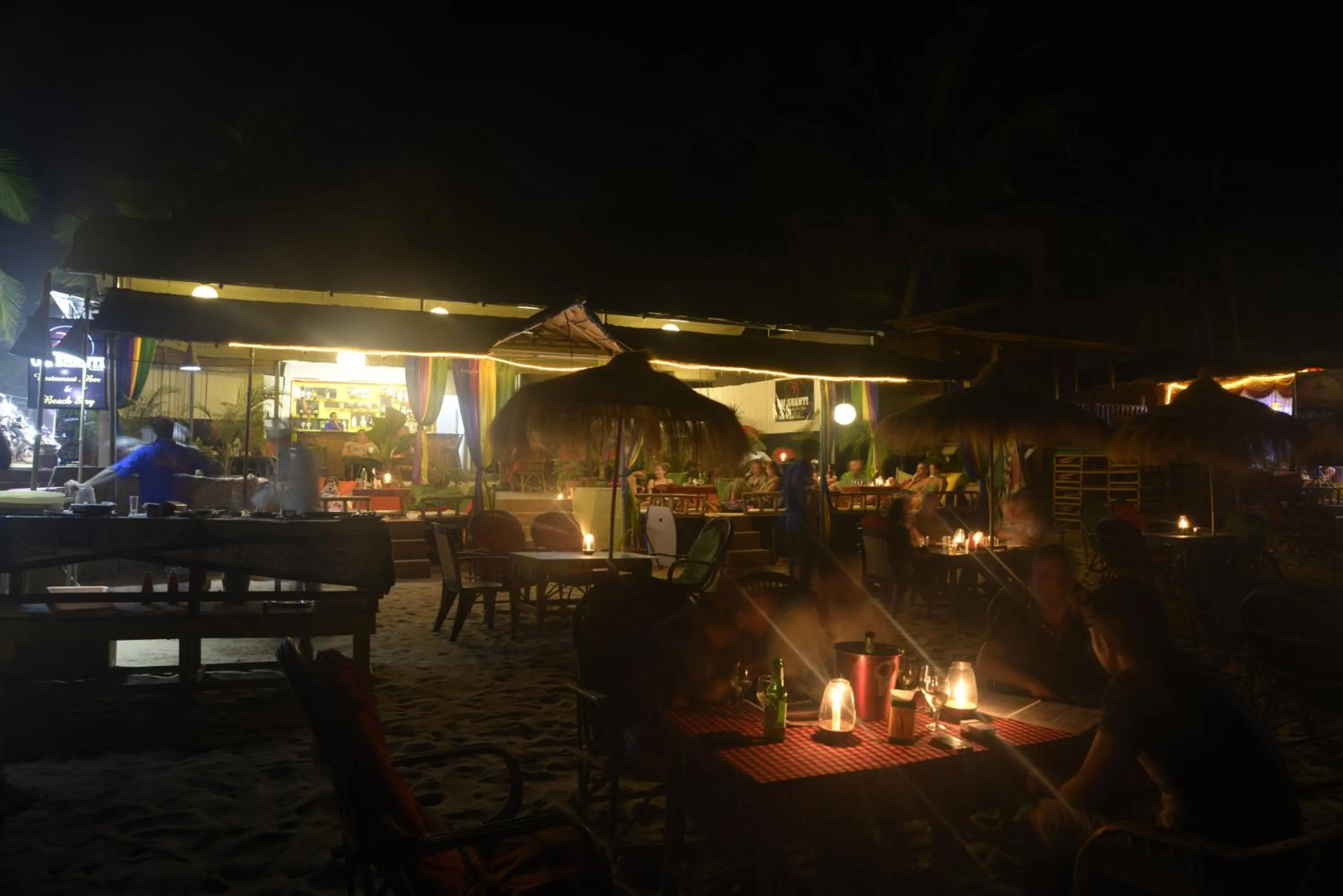 People in Om Shanti Beach Stay Patnem