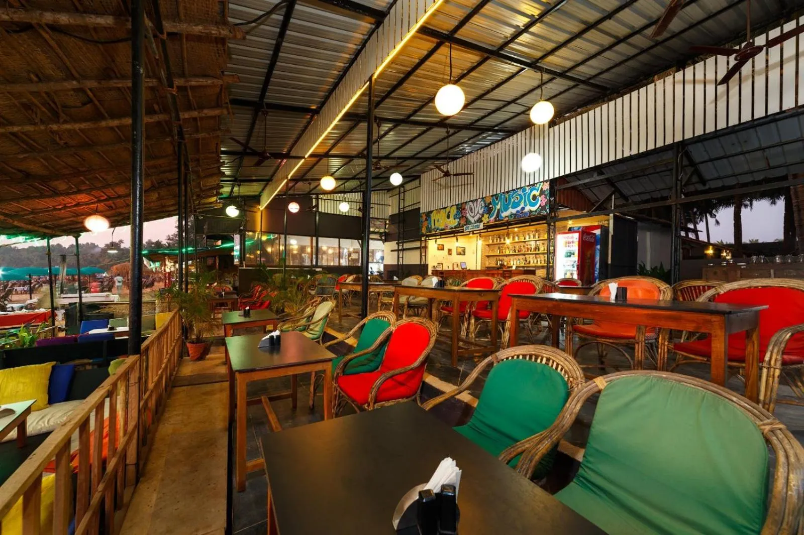 Restaurant/places to eat in Om Shanti Beach Stay Patnem