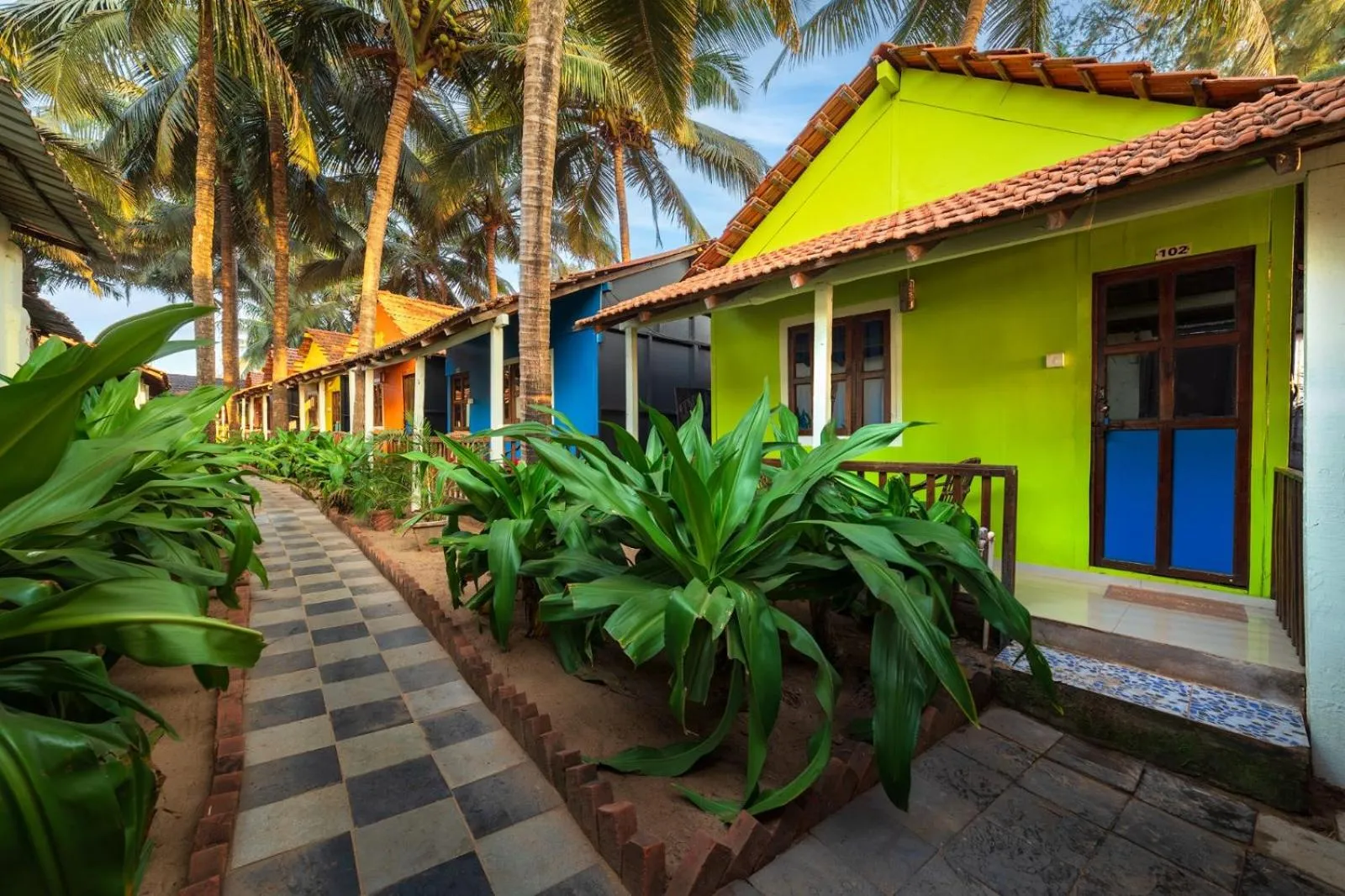 Property building in Om Shanti Beach Stay Patnem