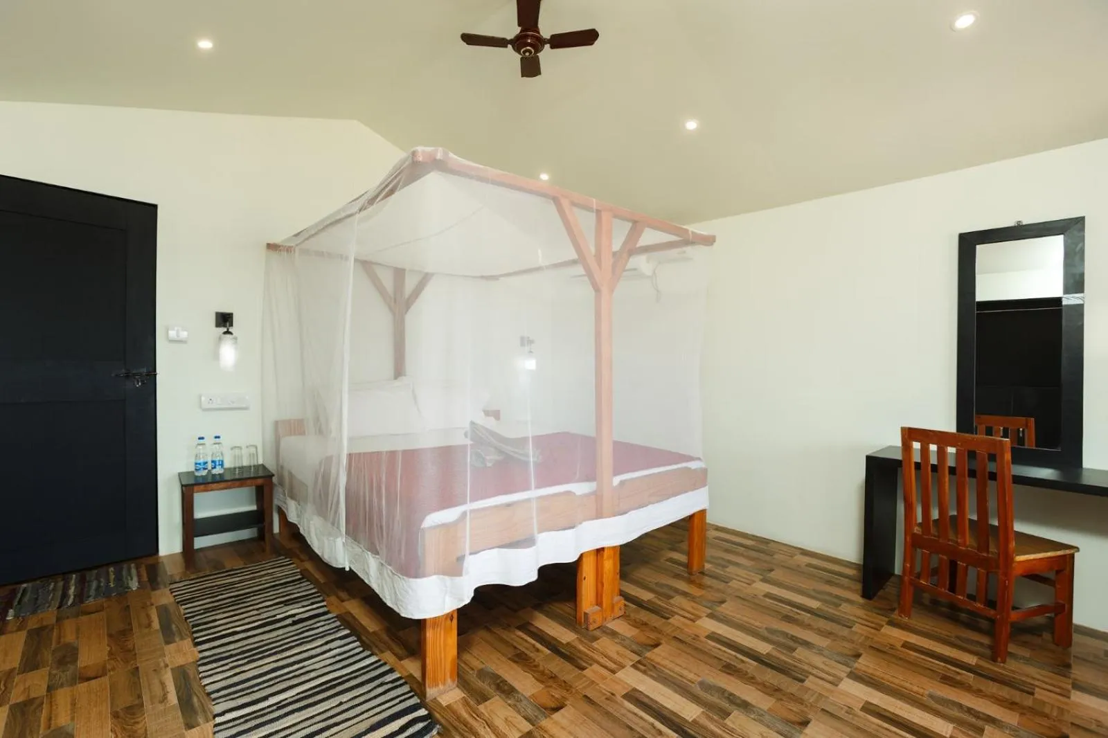 Bed in Om Shanti Beach Stay Patnem