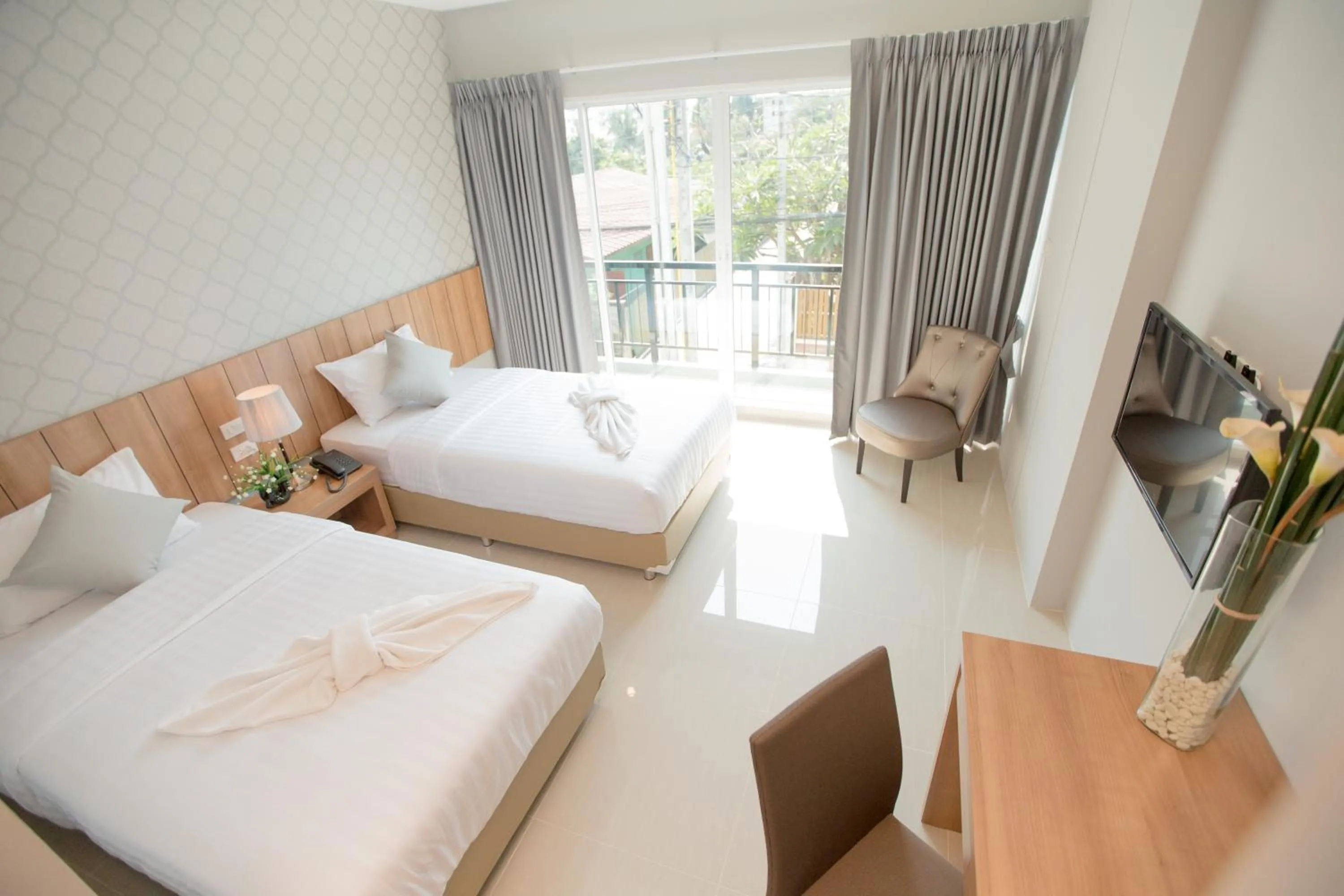 Photo of the whole room, Bed in The Bedroom Ladprao 101 Bangkok - SHA