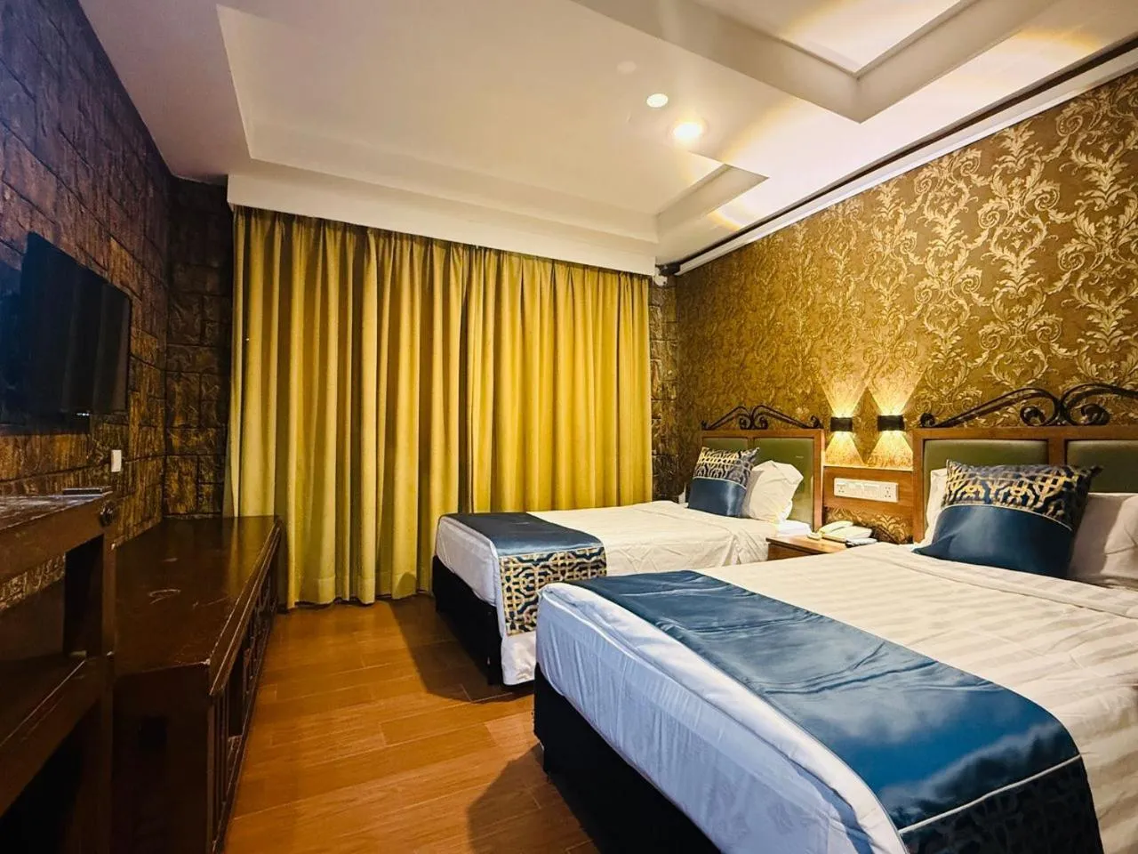 Bed in K Garden Hotel Sungai Petani