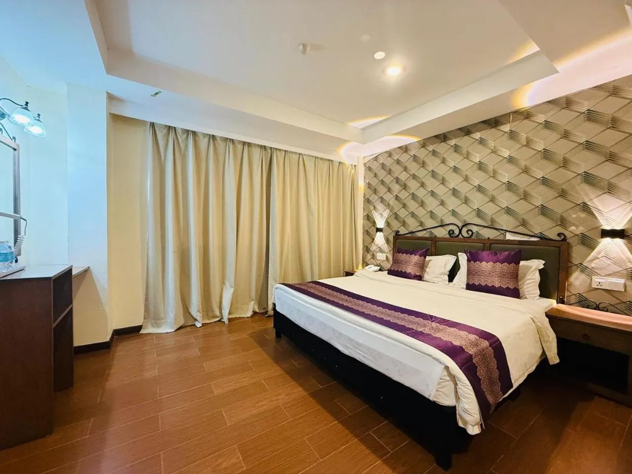 Bed in K Garden Hotel Sungai Petani