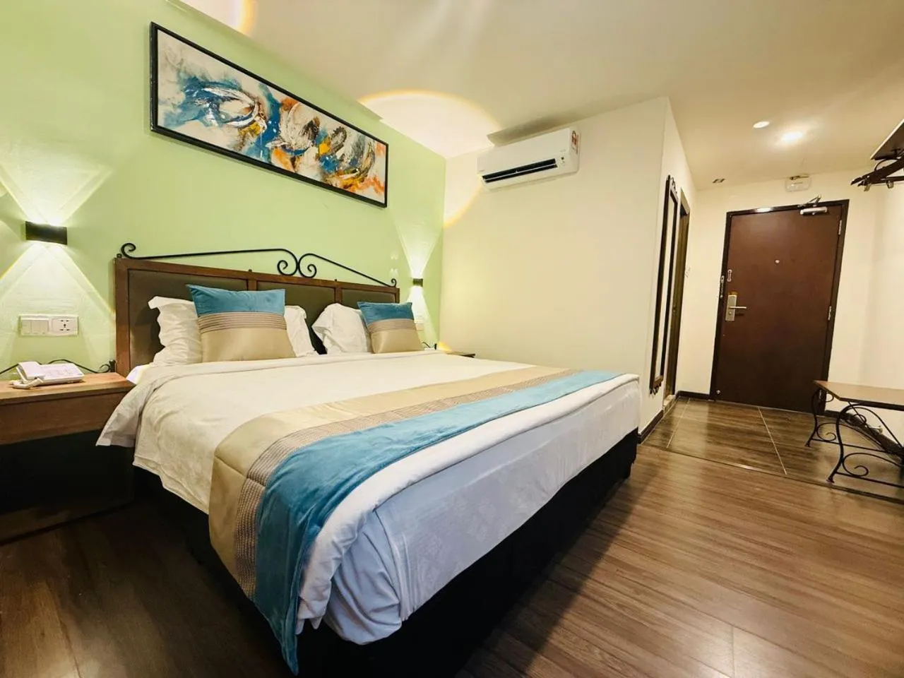 Bed in K Garden Hotel Sungai Petani