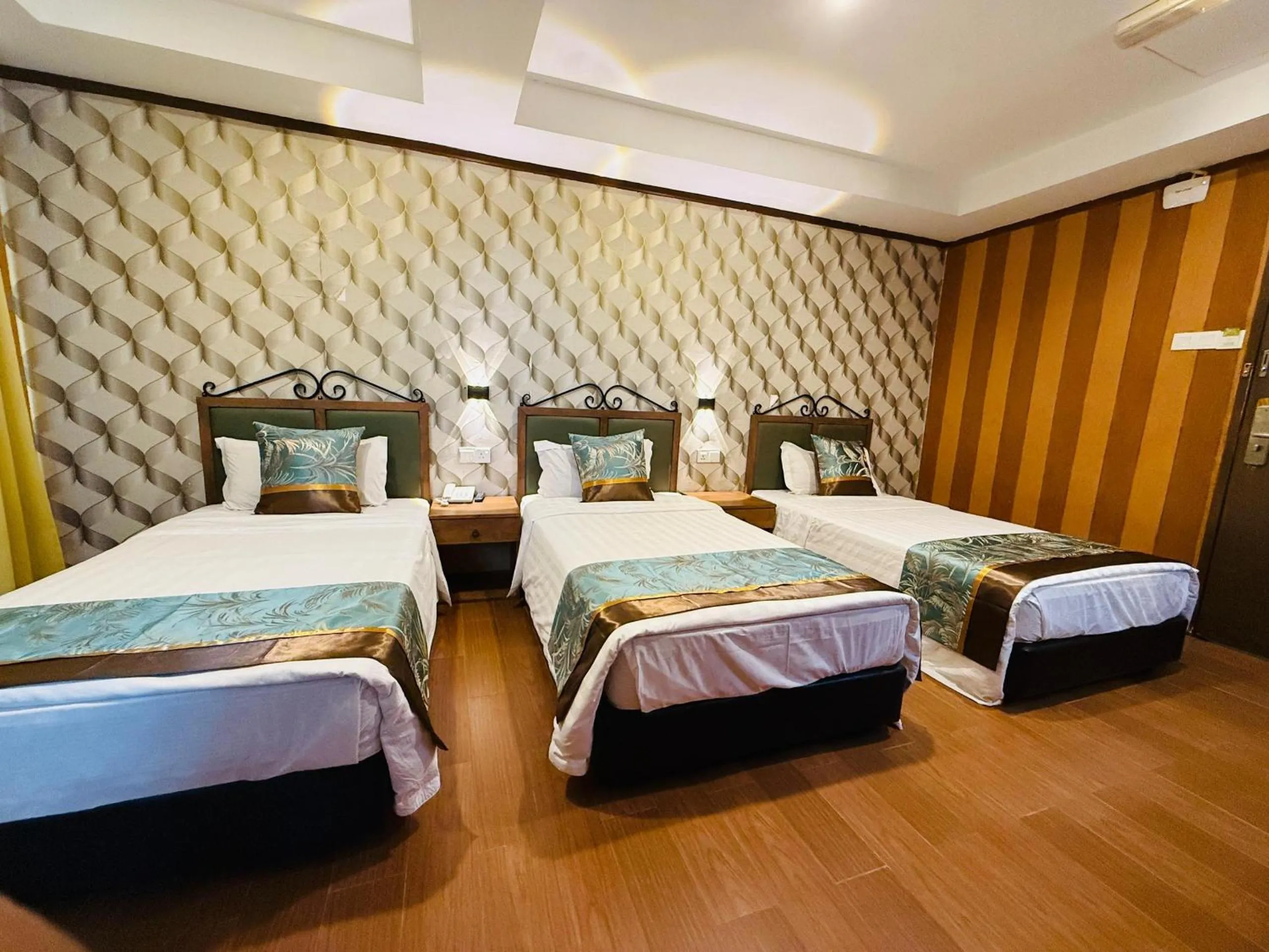 Bed in K Garden Hotel Sungai Petani