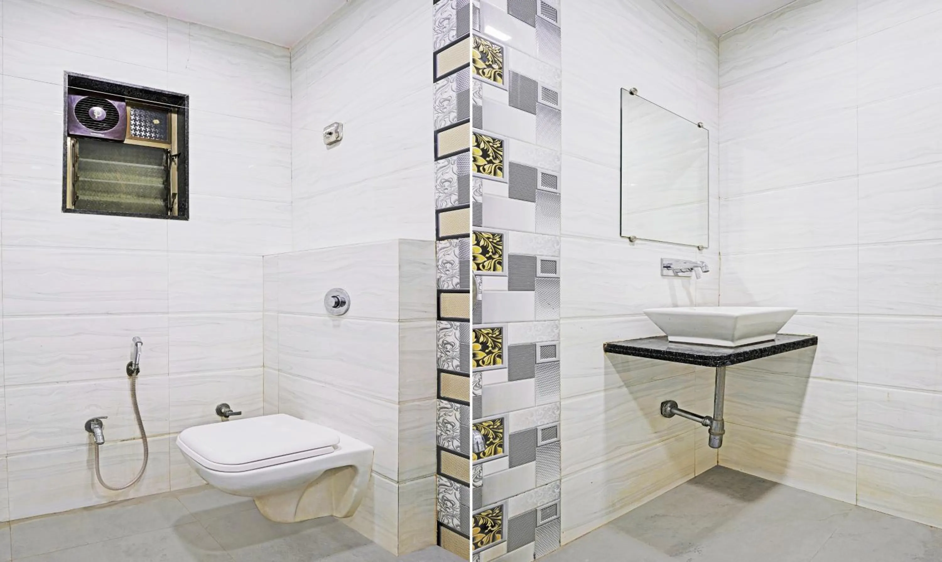 Toilet in Treebo De Grandeur Anand Nagar