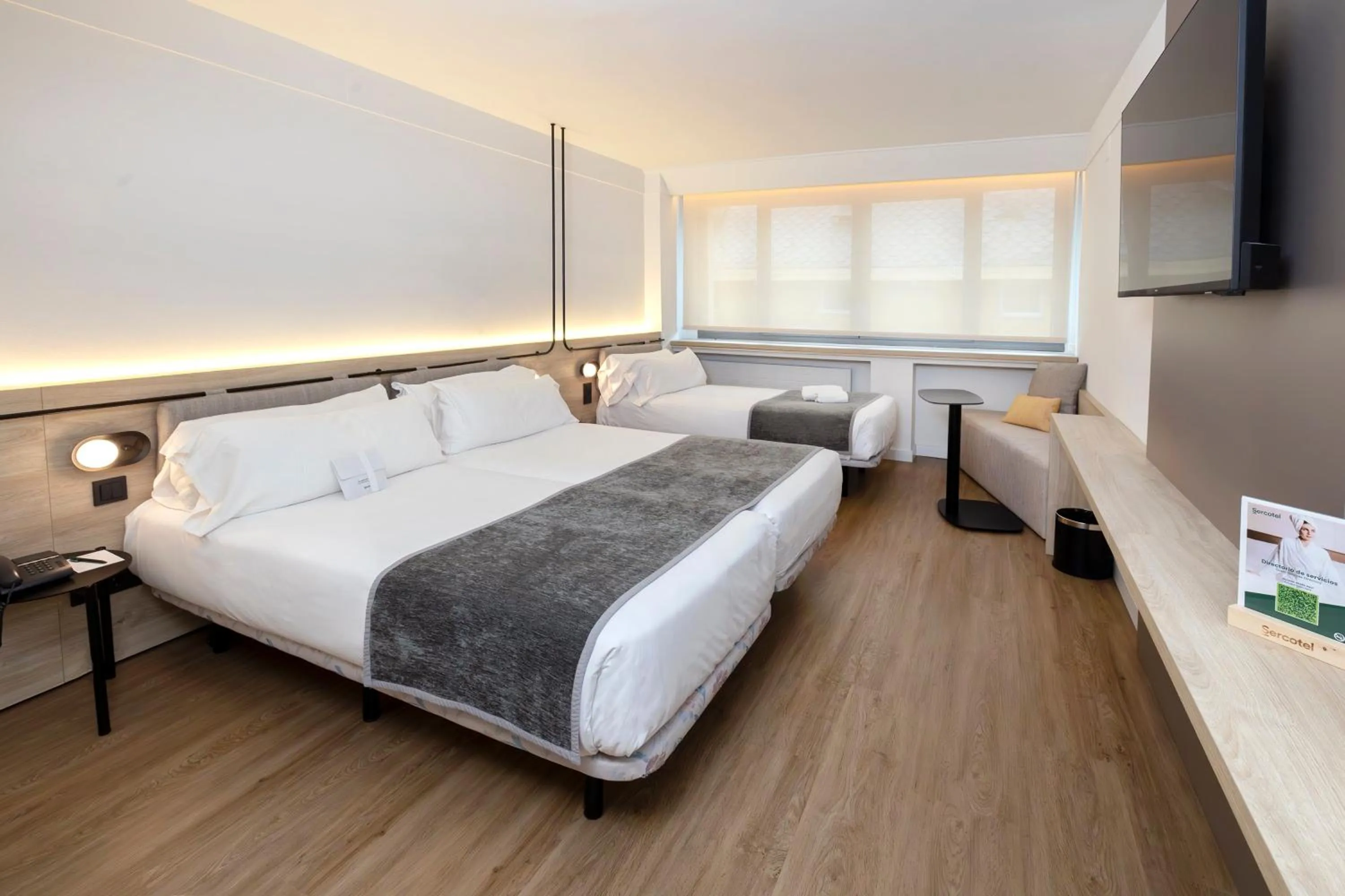 Photo of the whole room, Bed in Sercotel Delfos Andorra