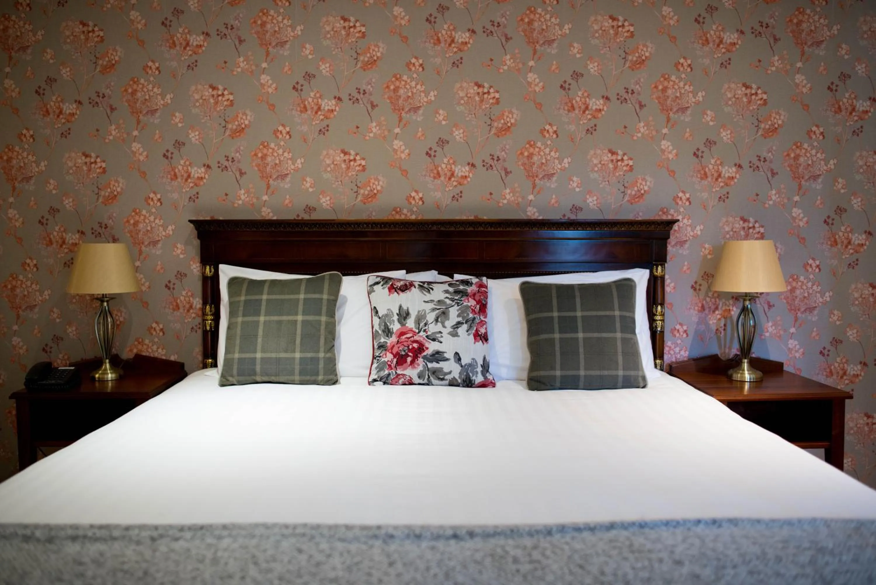Bed in Hazelwood Lodge