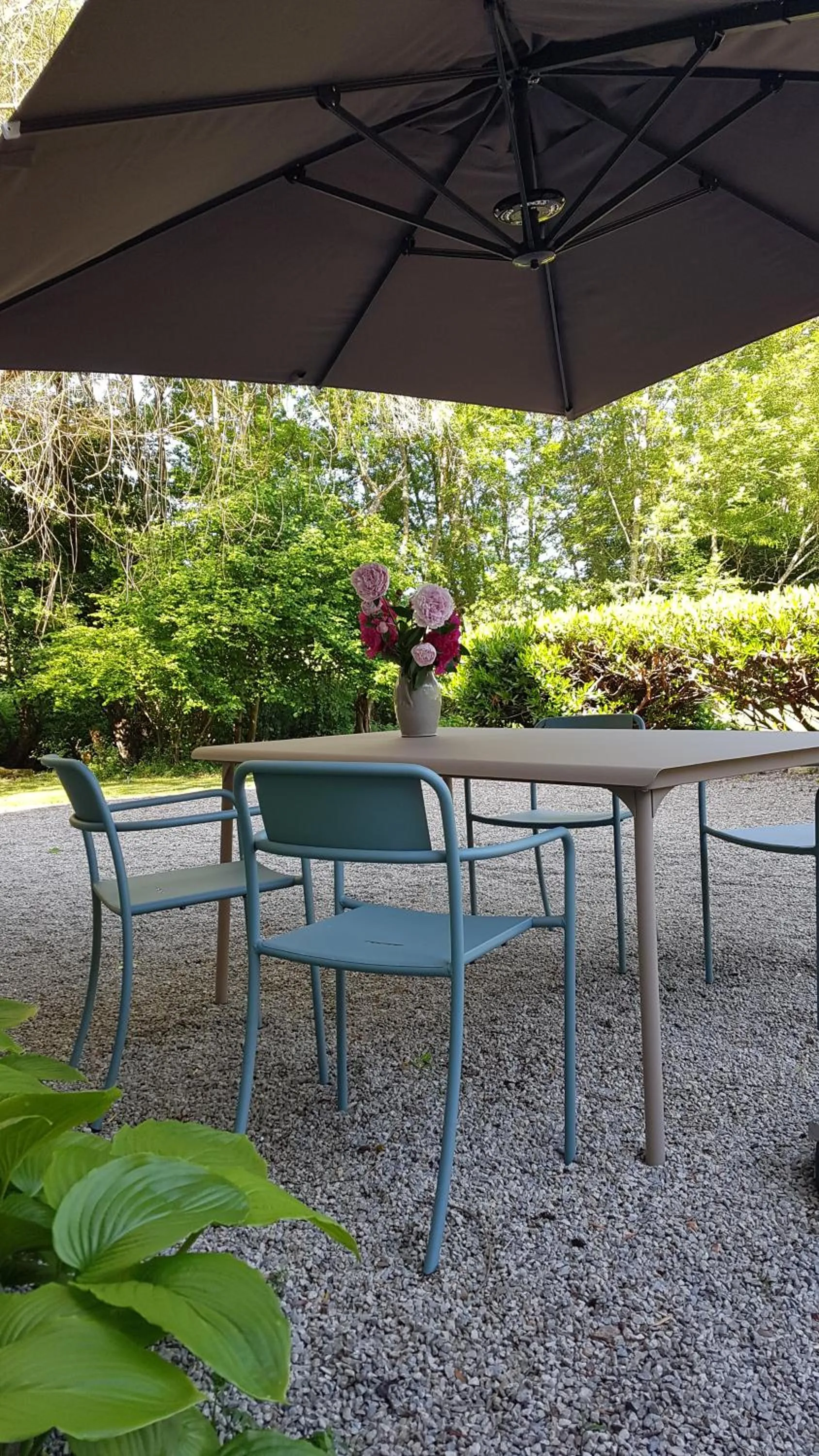 Patio in Moulin Renaudiots - Escapade Luxe Refuge cosy & Bourgogne au coin du feu