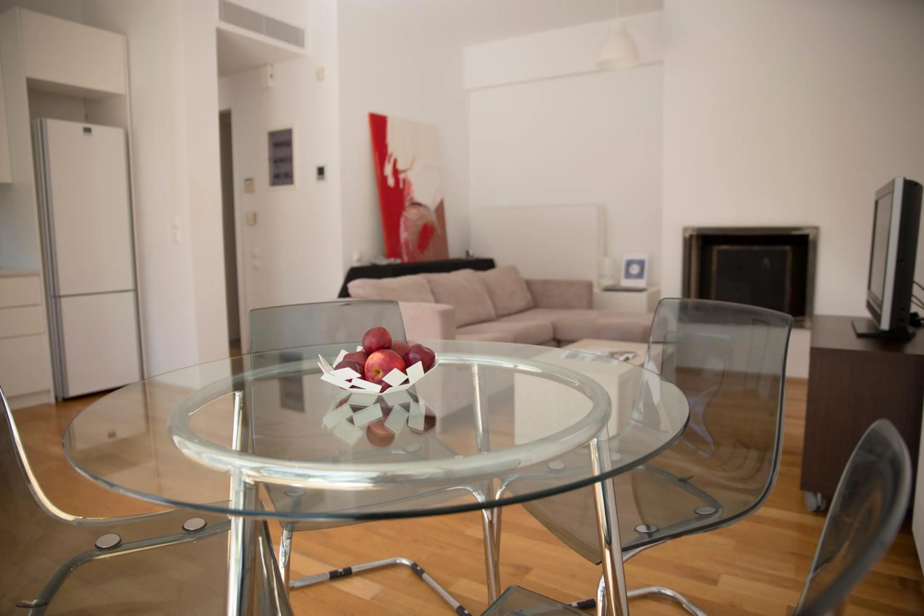 Dining area in Infinity White Complex by GK Properties
