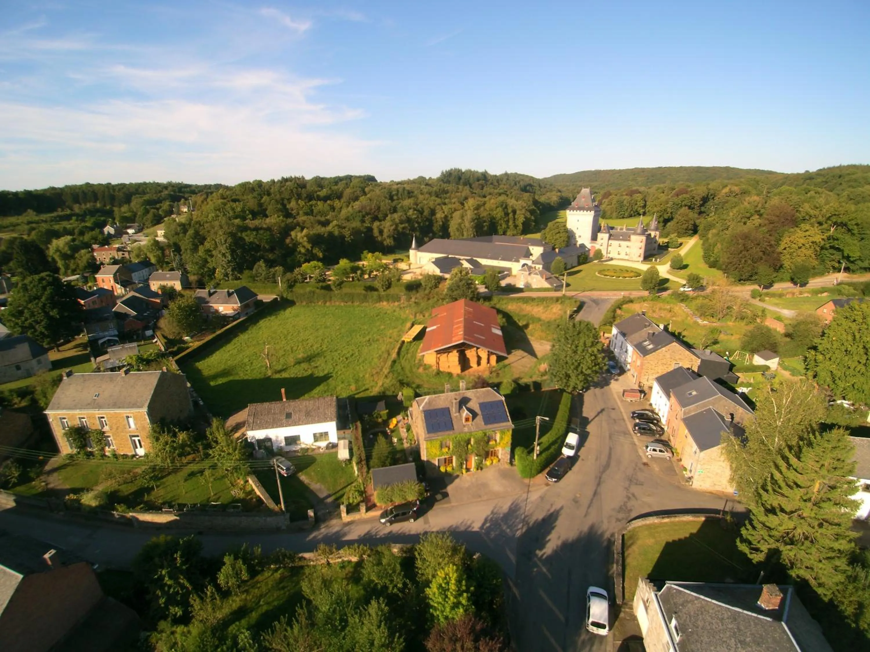 Bird's eye view in Ardennes Woods