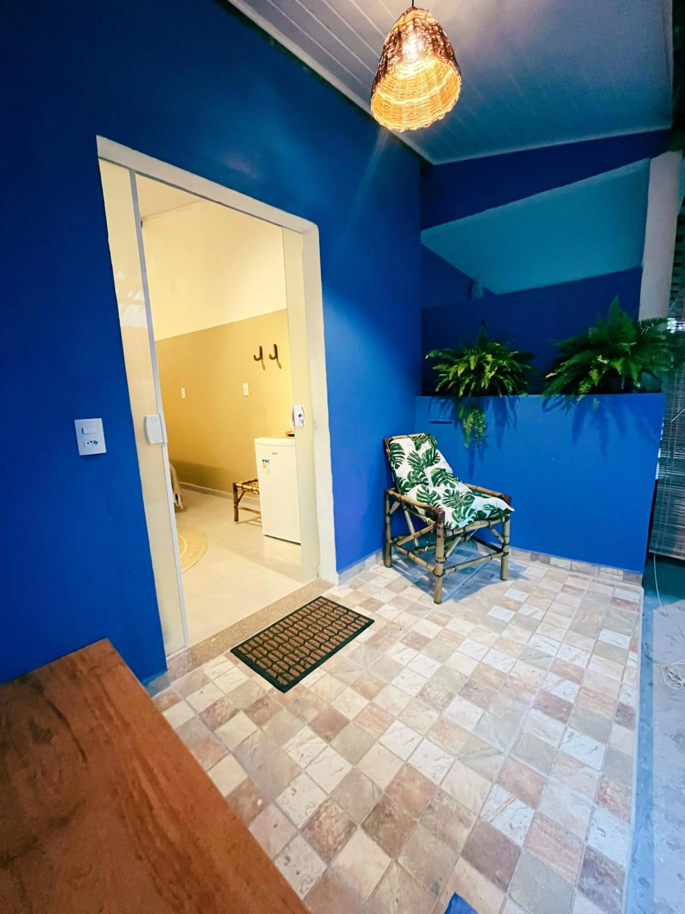 Seating area in Pousada Nascente do Sol