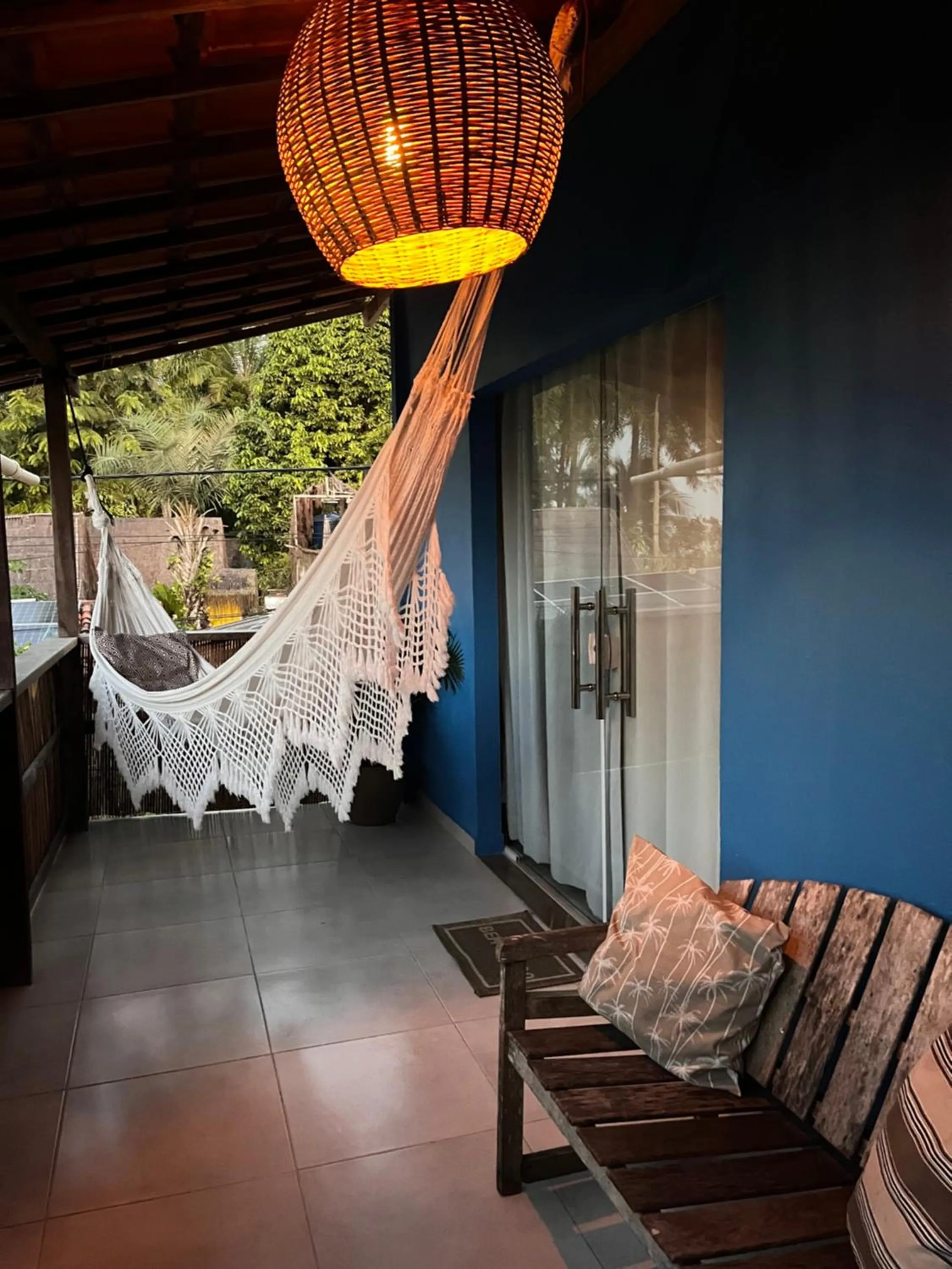 Balcony/Terrace in Pousada Nascente do Sol