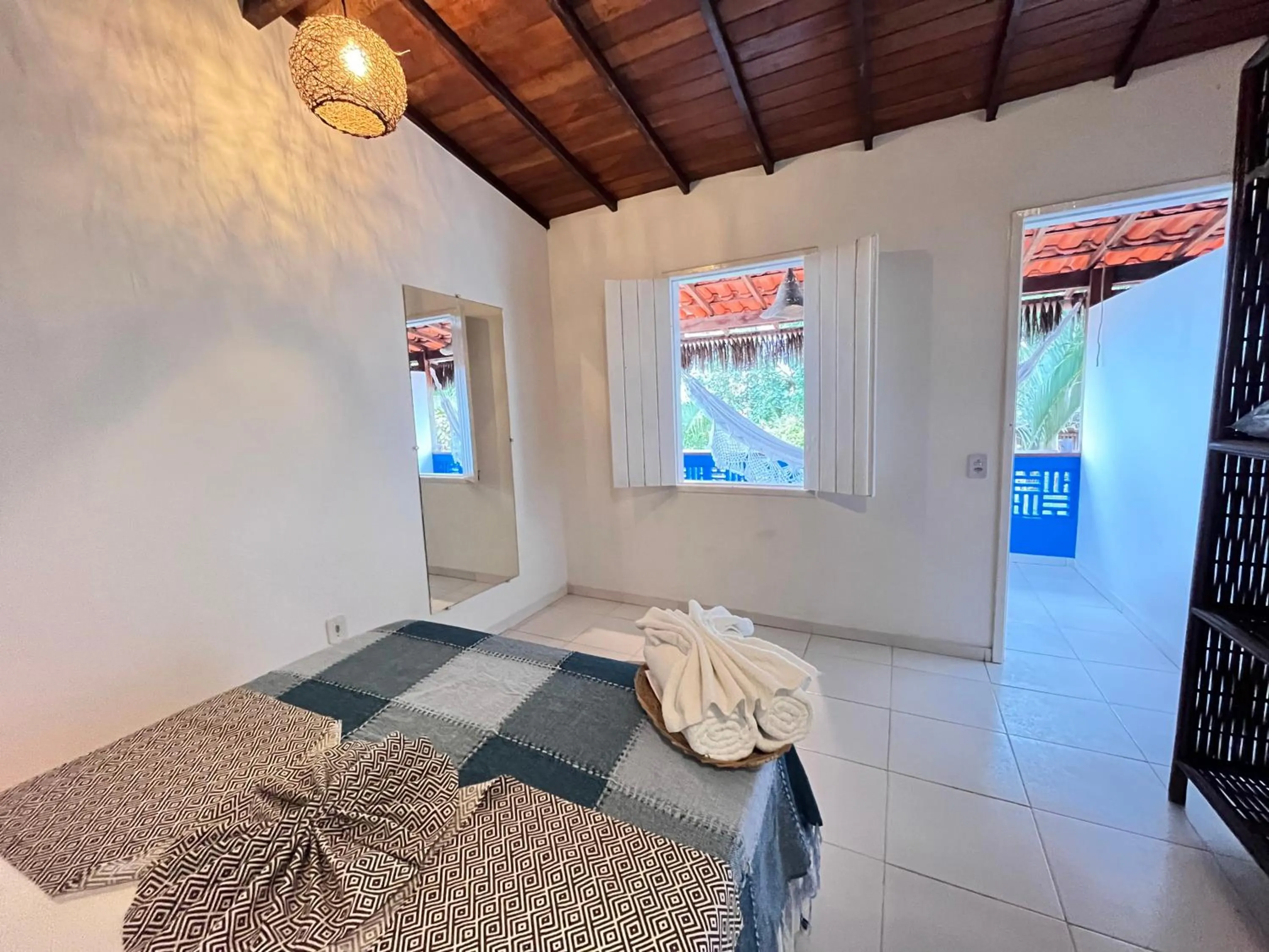 Bed in Pousada Nascente do Sol