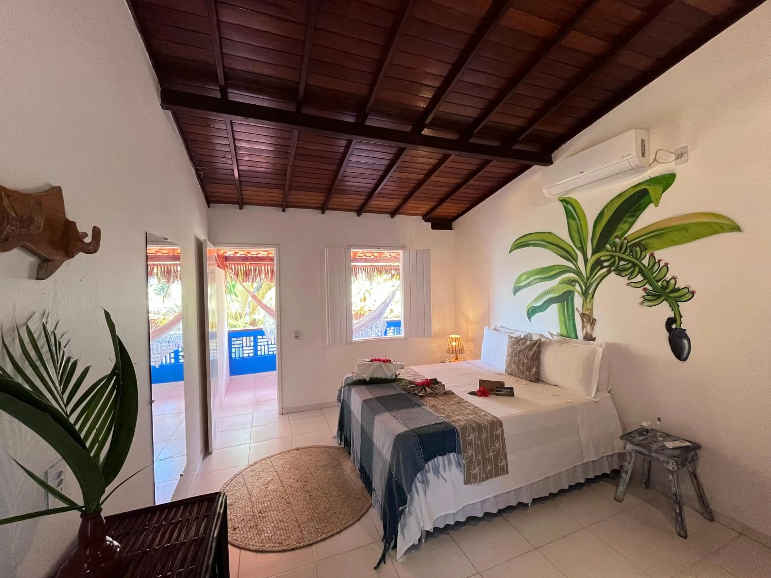 Bedroom, Bed in Pousada Nascente do Sol