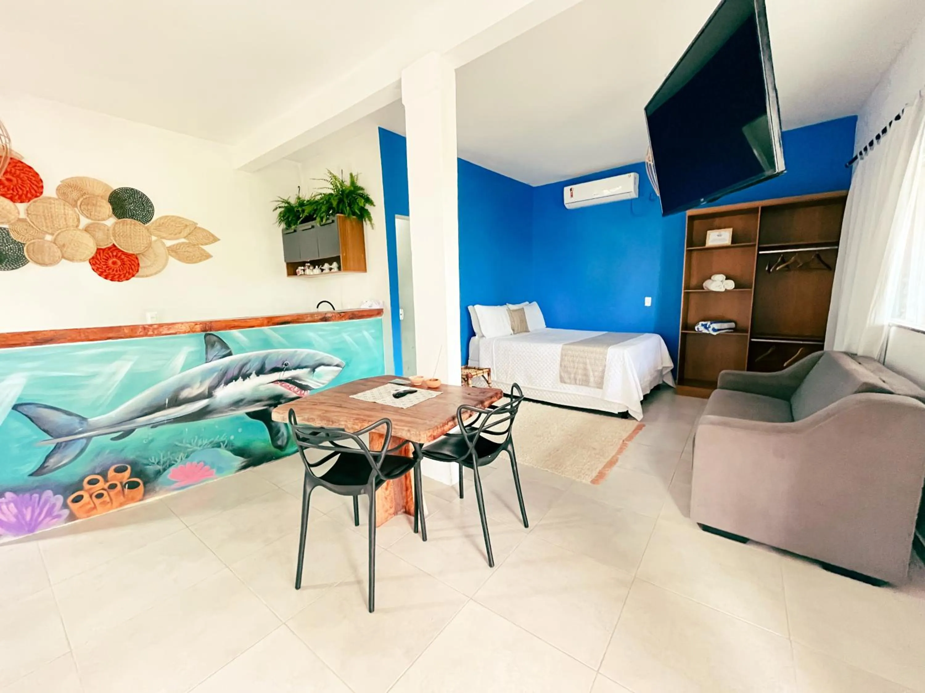 Living room in Pousada Nascente do Sol