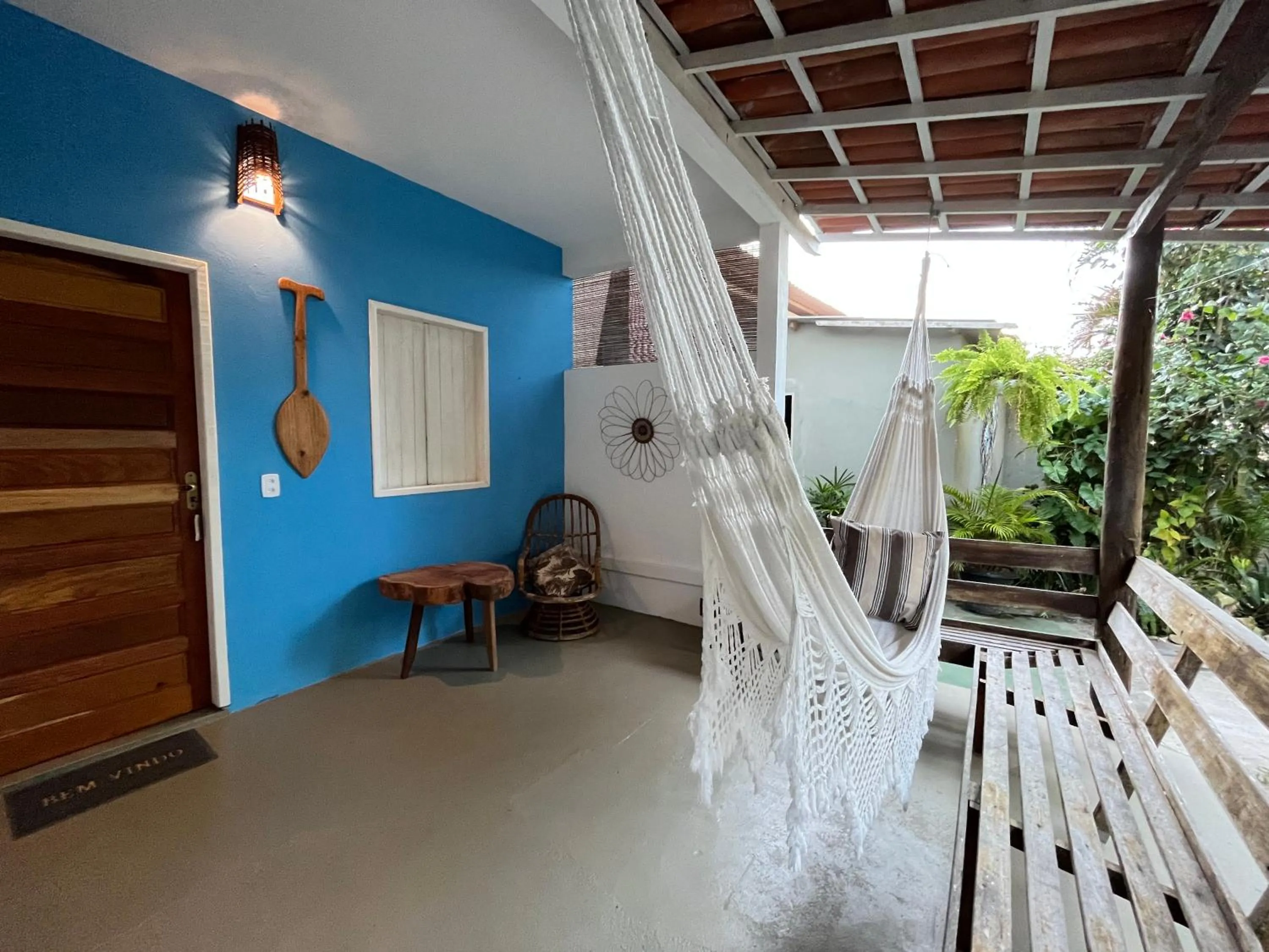 Balcony/Terrace in Pousada Nascente do Sol