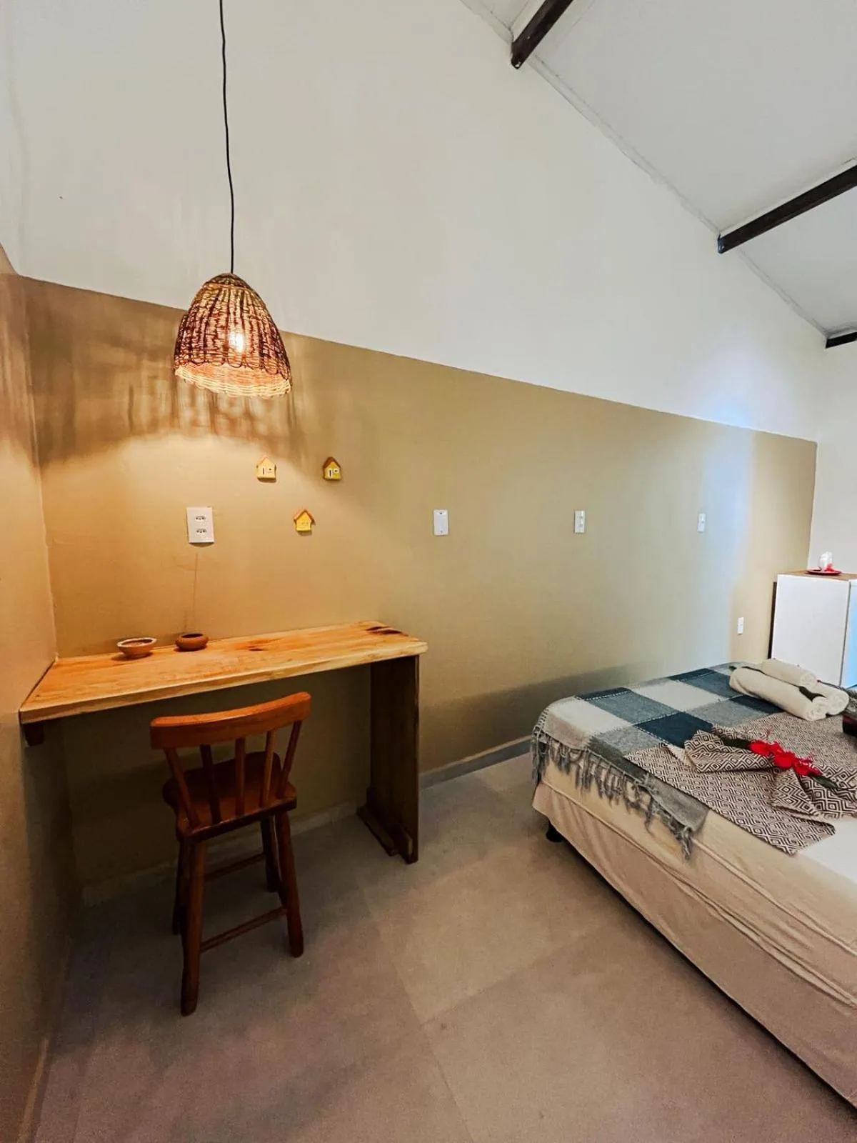 Bed in Pousada Nascente do Sol