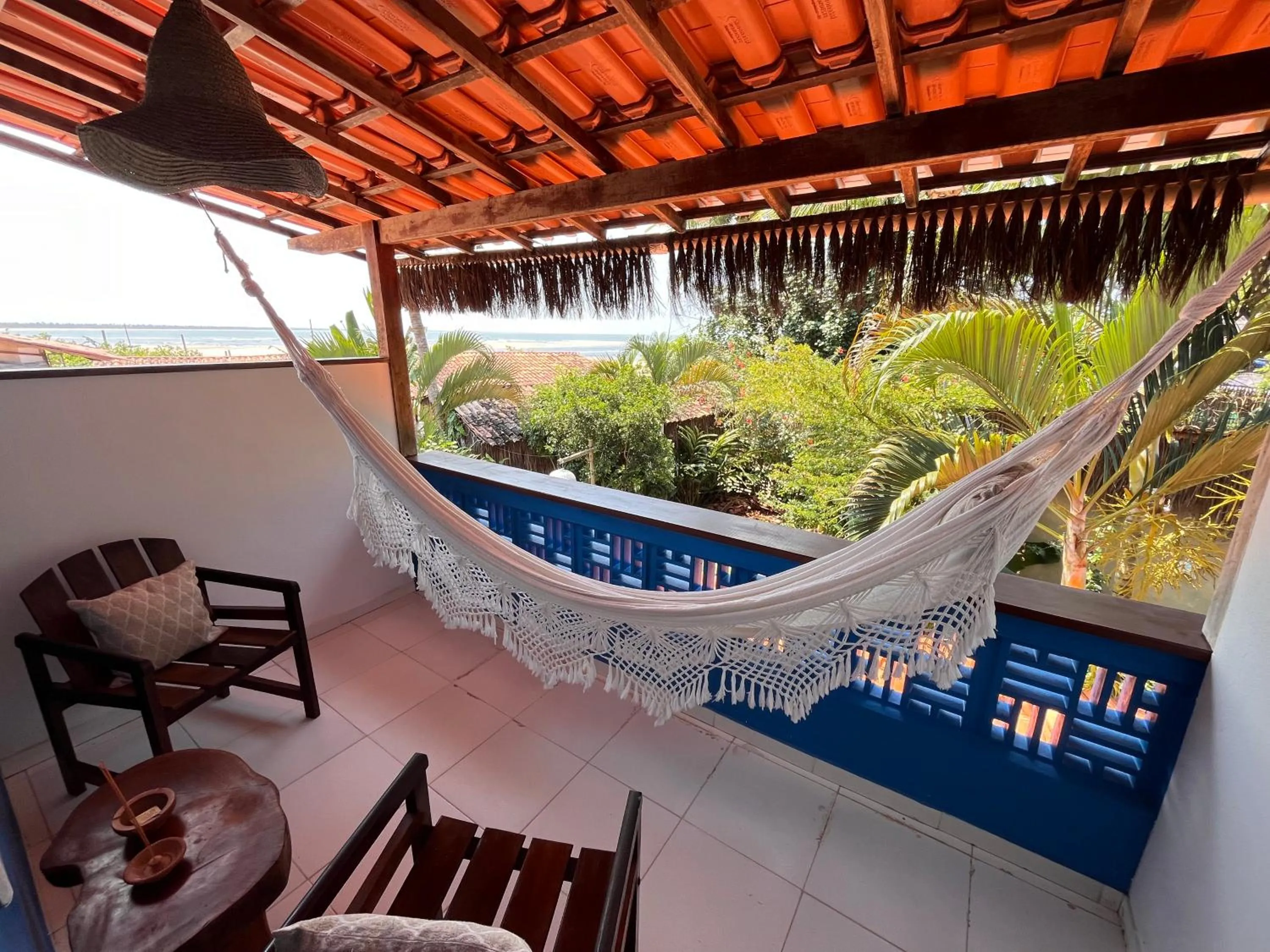 Balcony/Terrace in Pousada Nascente do Sol