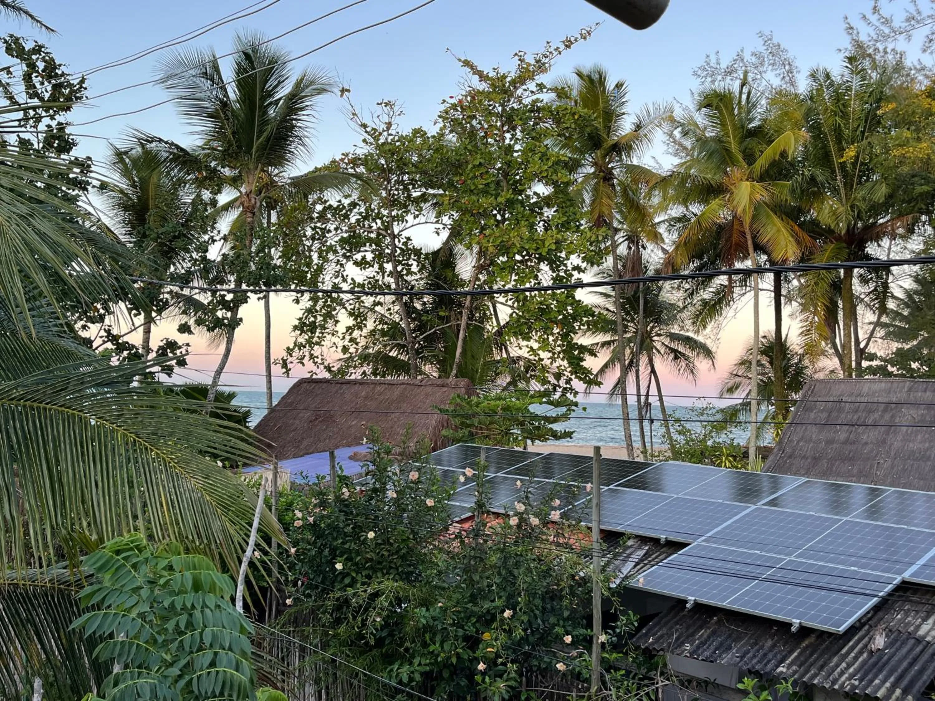 Sea view in Pousada Nascente do Sol