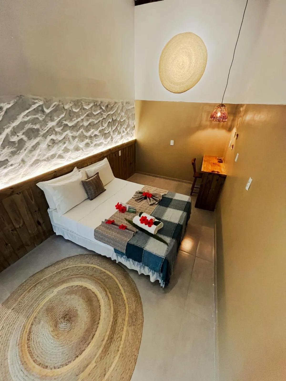 Bed in Pousada Nascente do Sol