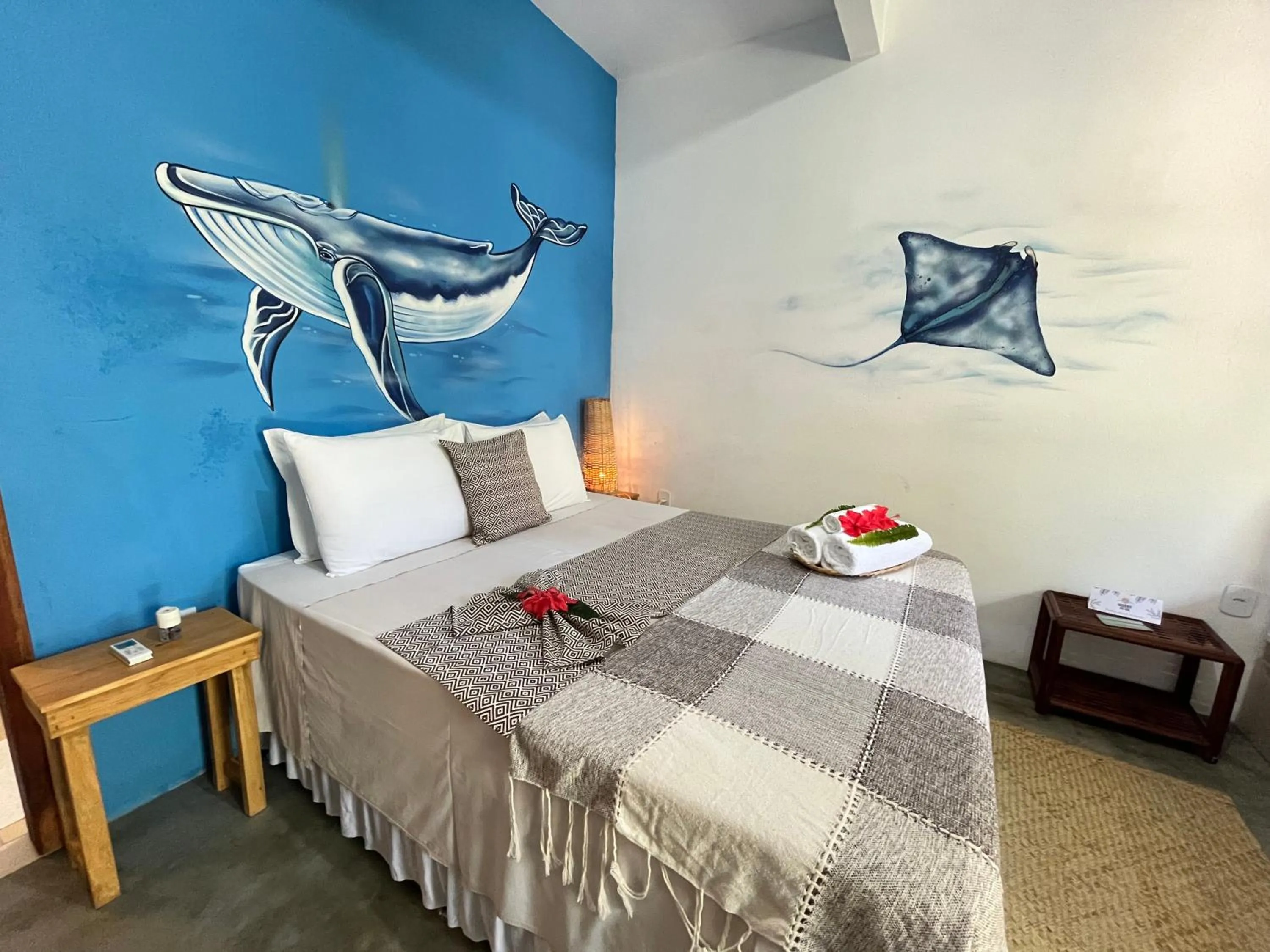 Bed in Pousada Nascente do Sol