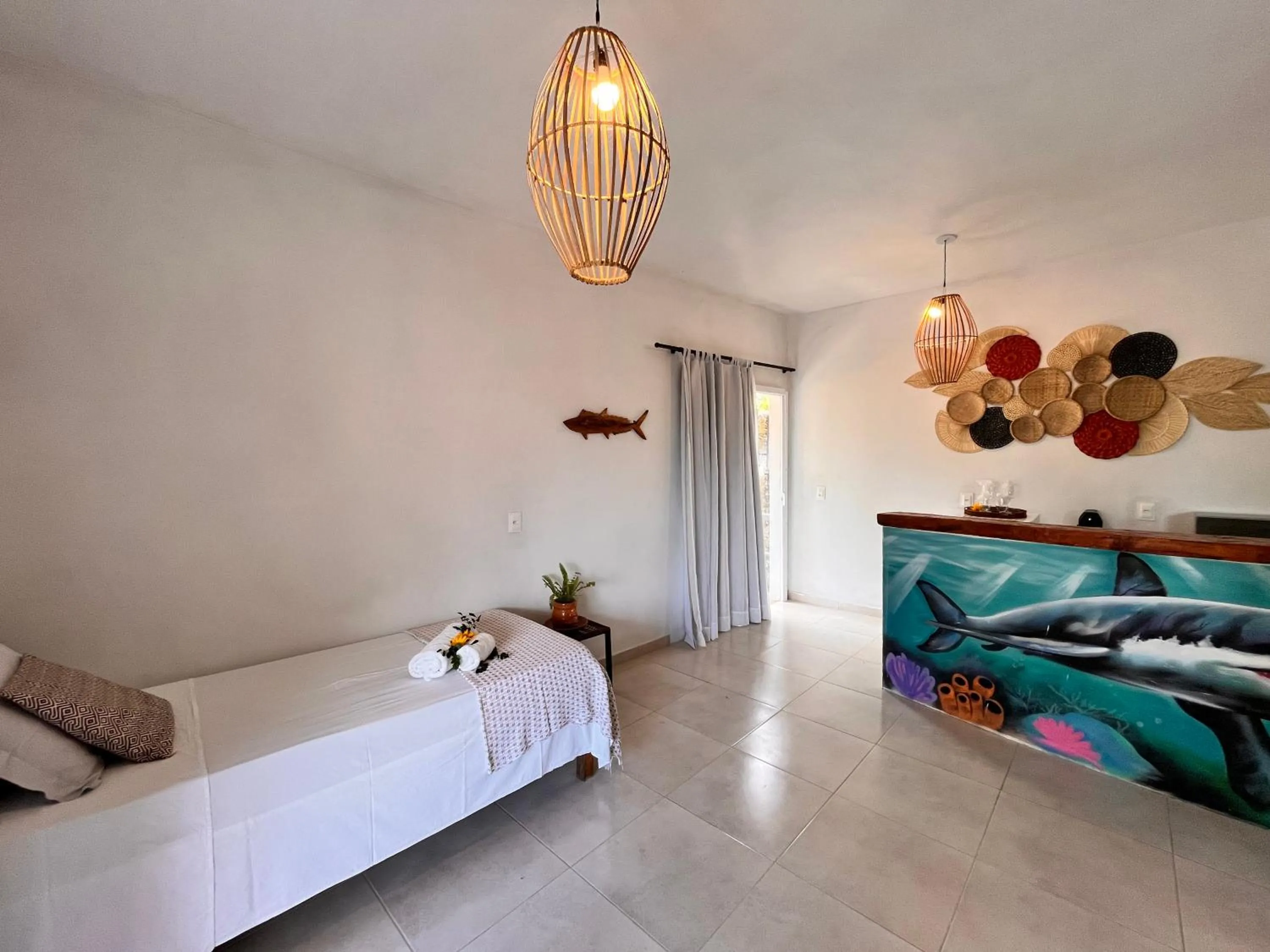 Bed in Pousada Nascente do Sol